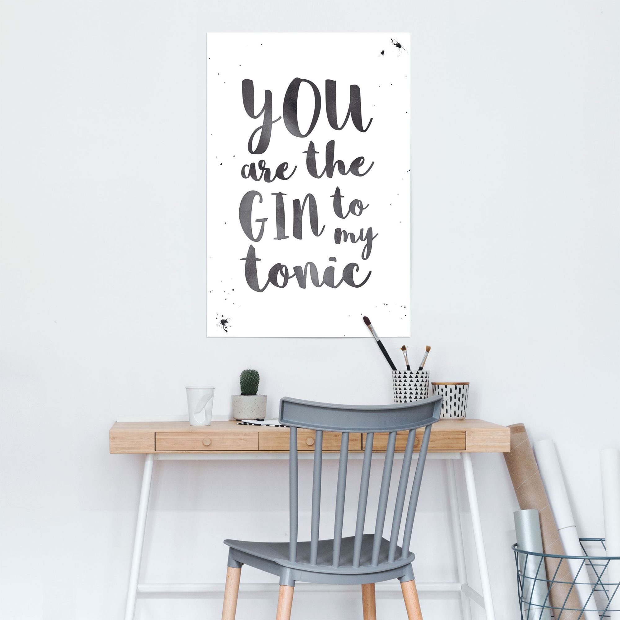 St) Gin Poster Reinders! Love, (1 Tonic