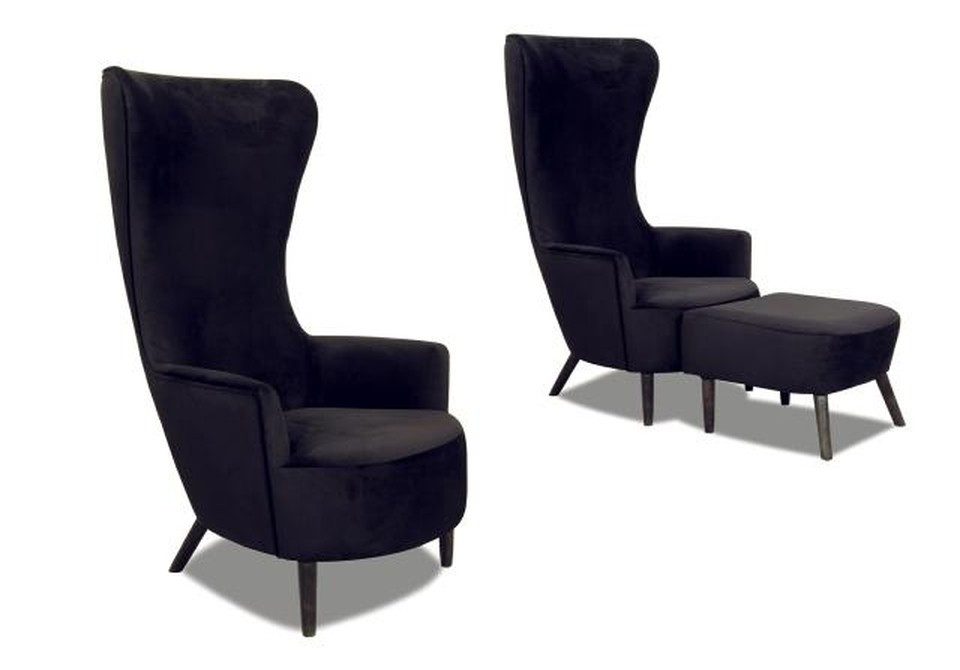 Xlmoebel Ohrensessel Lounge Sessel Cocktail Multimedia Fernseh Stuhl Sofa Space, Made in Europa