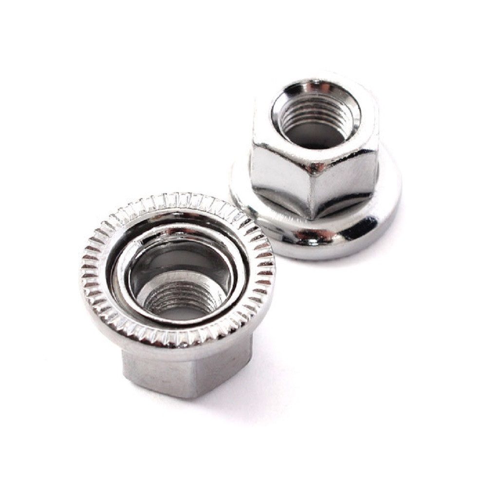 KHEbikes Muttern KHE BMX Muttern 10mm Alu – CNC gefräst & leicht (Paar)