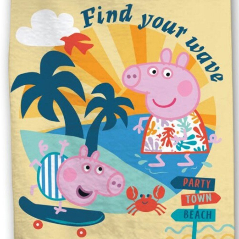 Peppa Pig Strandtuch Peppa Wutz Pig günstig online kaufen