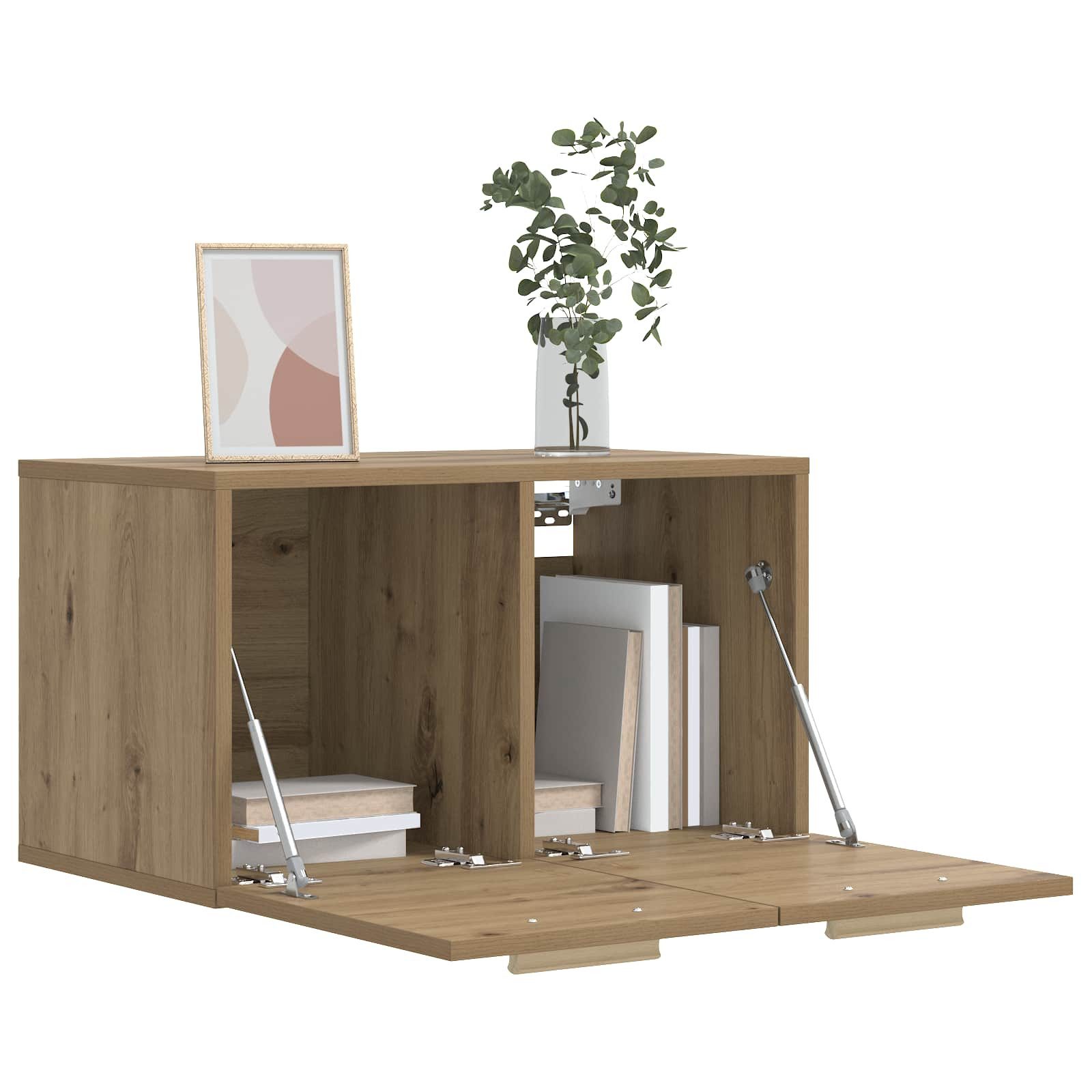 vidaXL Schranksystem Wandschrank 60 x 36,5 x 35 cm Holzwerkstoff Artisan-Eiche (1-St)