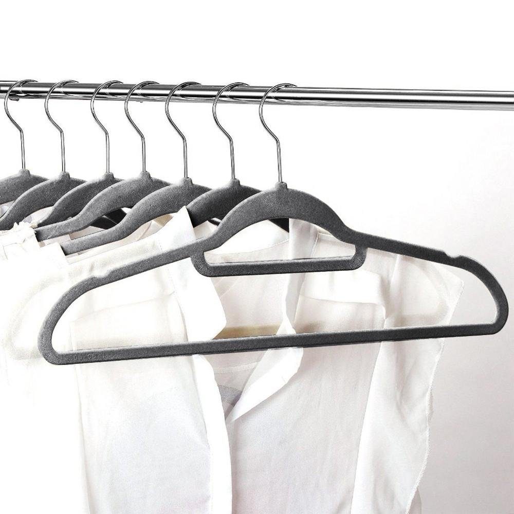 Jackenbügel 360°drehbarer Yaheetech Krawattenhalter mit Kleiderbügel, Grau Haken