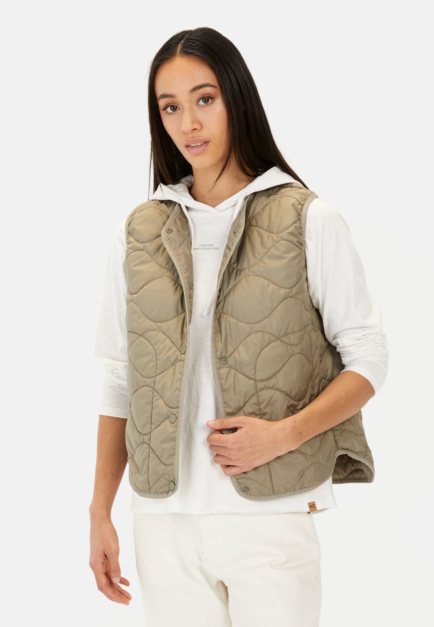 Steppweste aus recyceltem Polyester