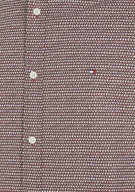 Tommy Hilfiger Langarmhemd SMALL RETRO PRINT SF SHIRT mit Button-down-Kragen