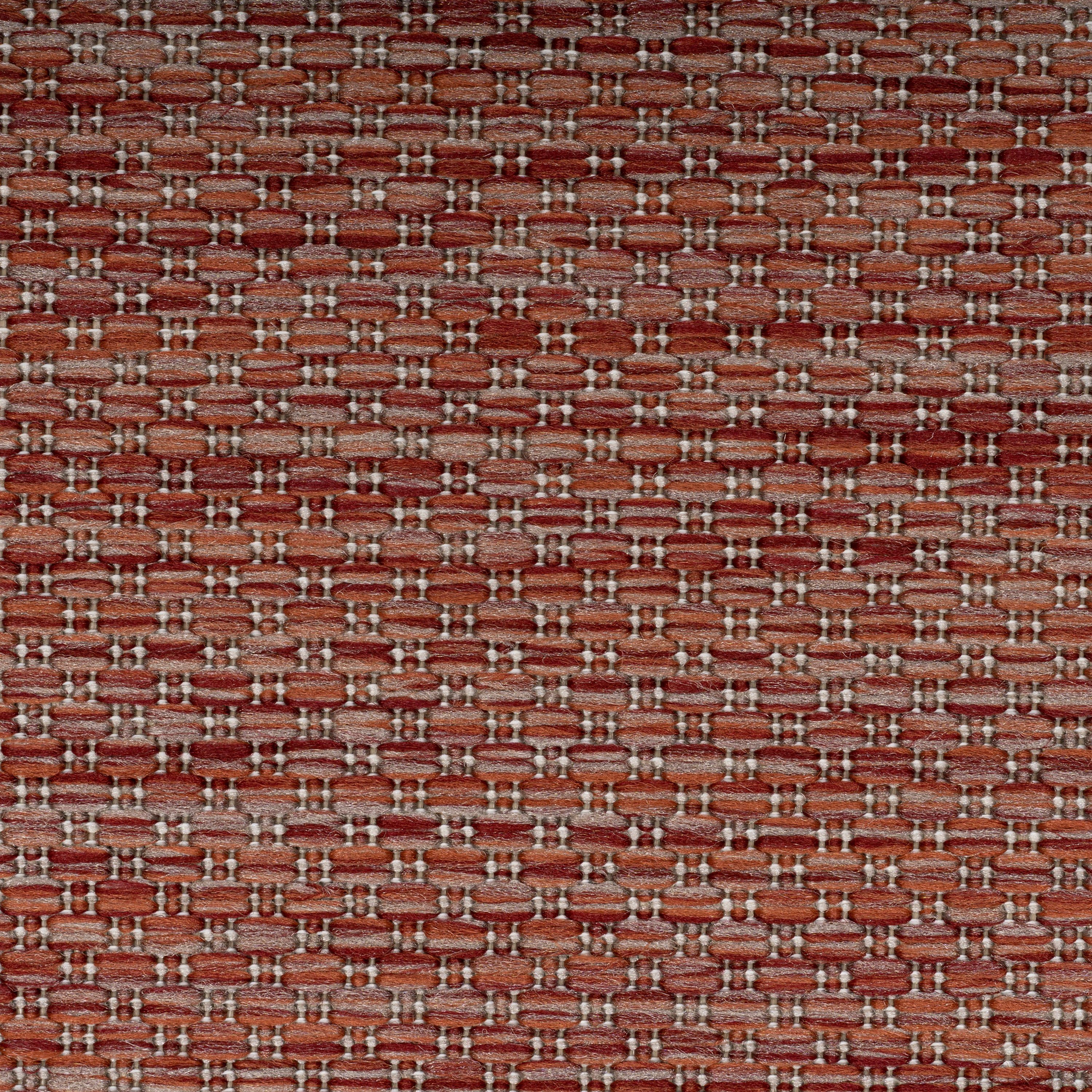Teppich Unicolor - Einfarbig, Rund, Balkon, Teppium, Teppich Terrasse 5 Rot mm, Höhe: Küche