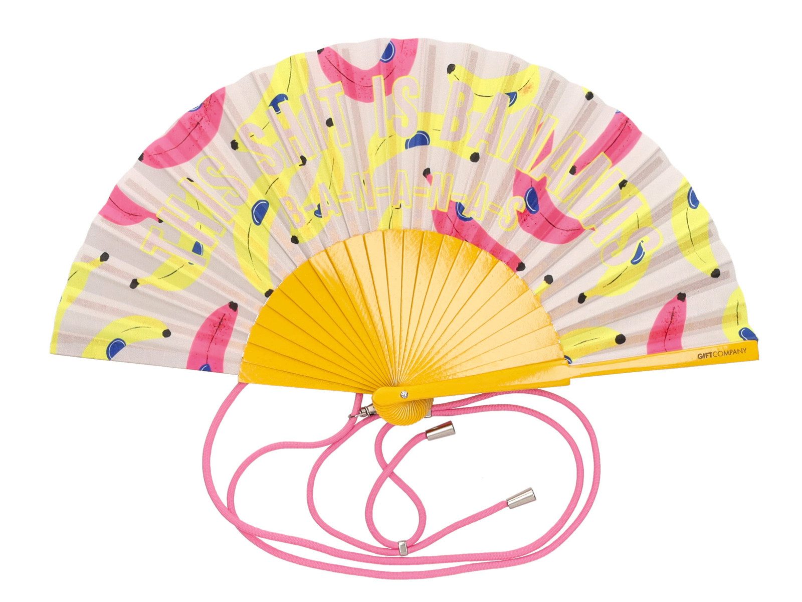 Giftcompany Dekoobjekt Fififan Fächer Bananas gelb 23cm