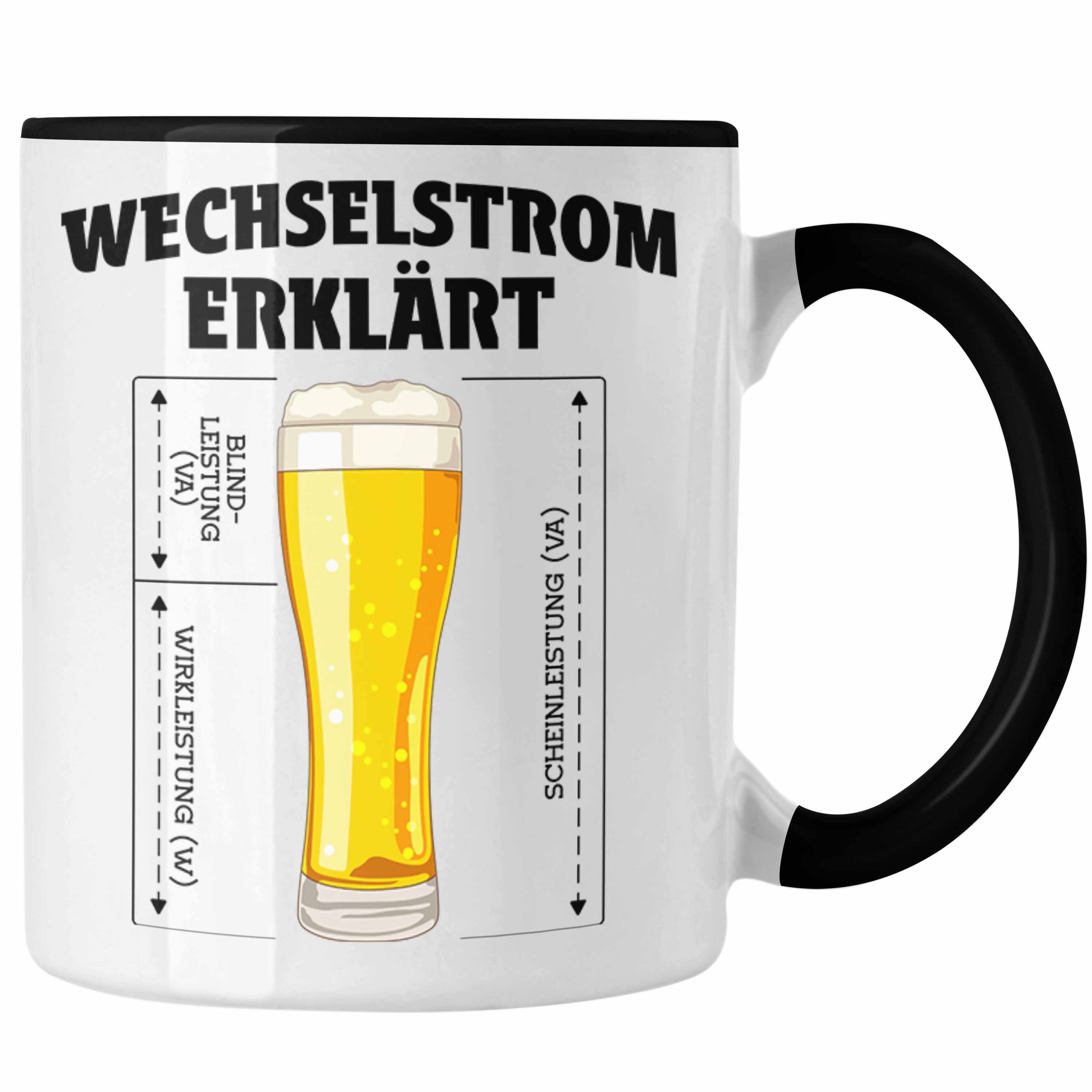 Elektriker Kaffeebecher Tasse - Geschenke Geschenk Männer Schwarz Trendation Lustig Spruch Tassen Trendation Tasse Gadget