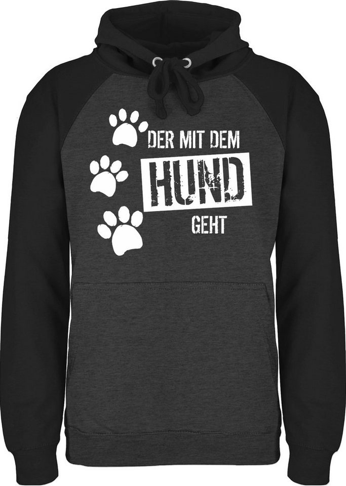 Shirtracer Hoodie »Der mit dem Hund geht - Geschenk für Hundebesitzer
