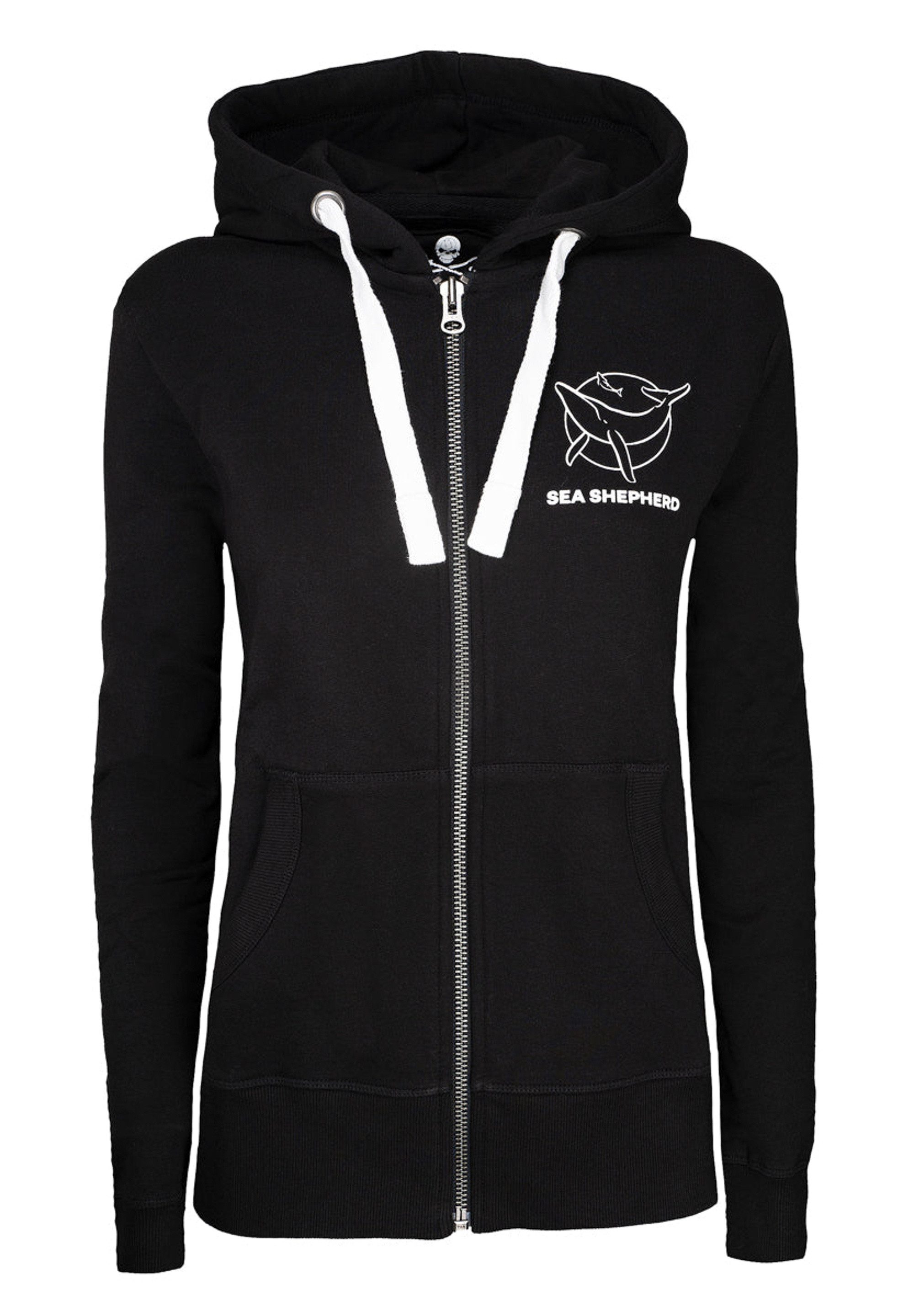 Sea Shepherd Sweatjacke Classic Logo Ein günstig online kaufen