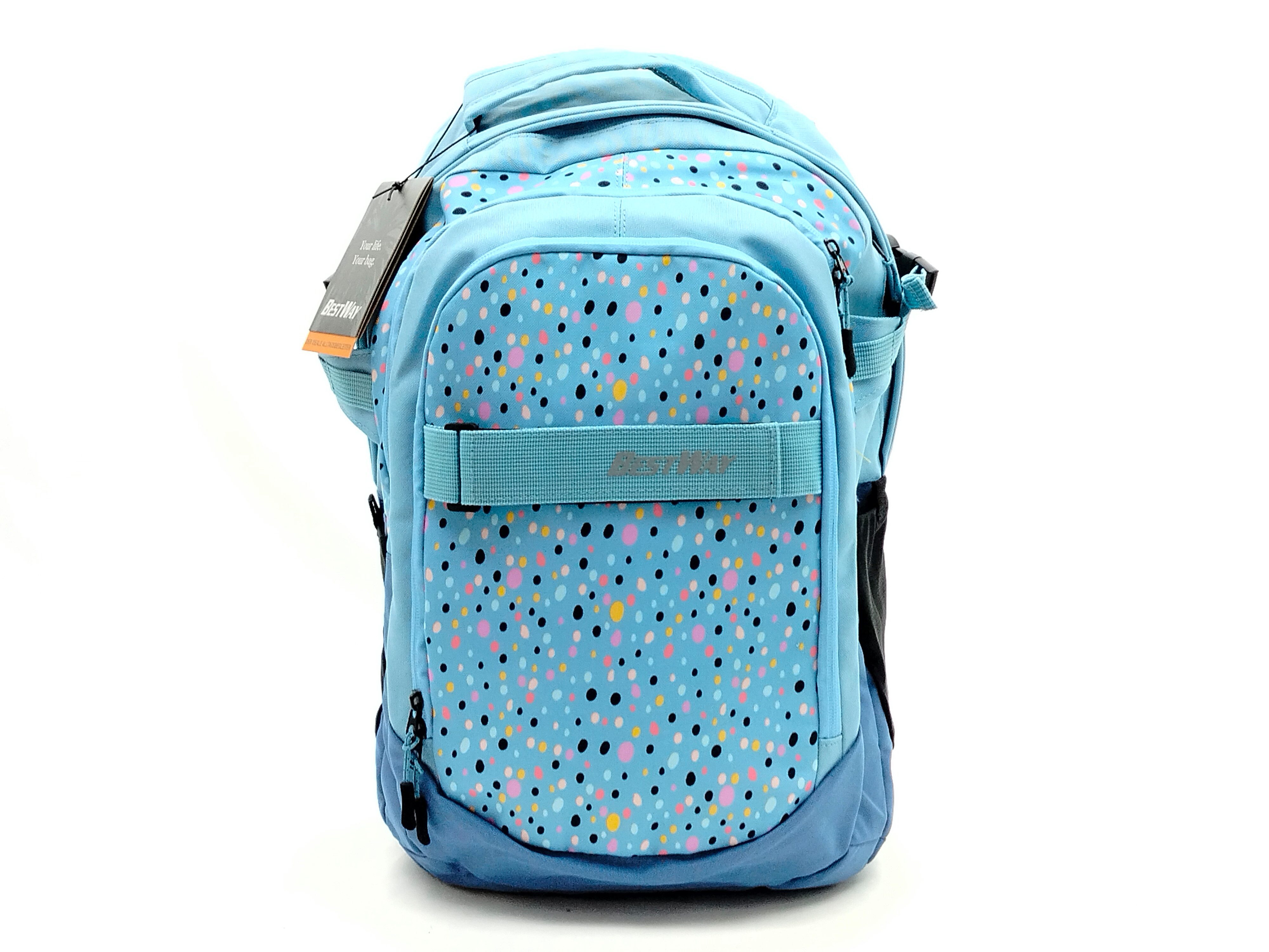 BESTWAY Schulrucksack BestWay Rucksack *taubenblau