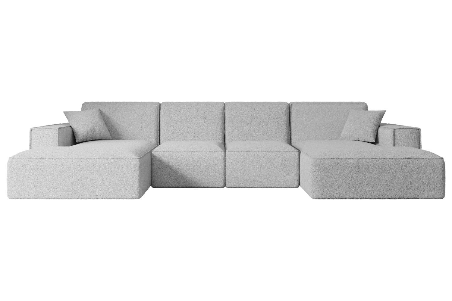 ALTDECOR Wohnlandschaft SIERRA-U, Sofa Praktische Bequeme Funktionsecke Couch U-Form Eckcouch, Corner Sofa U-Form Vielseitige Sofa Wohnlandschaft Wohnzimmer