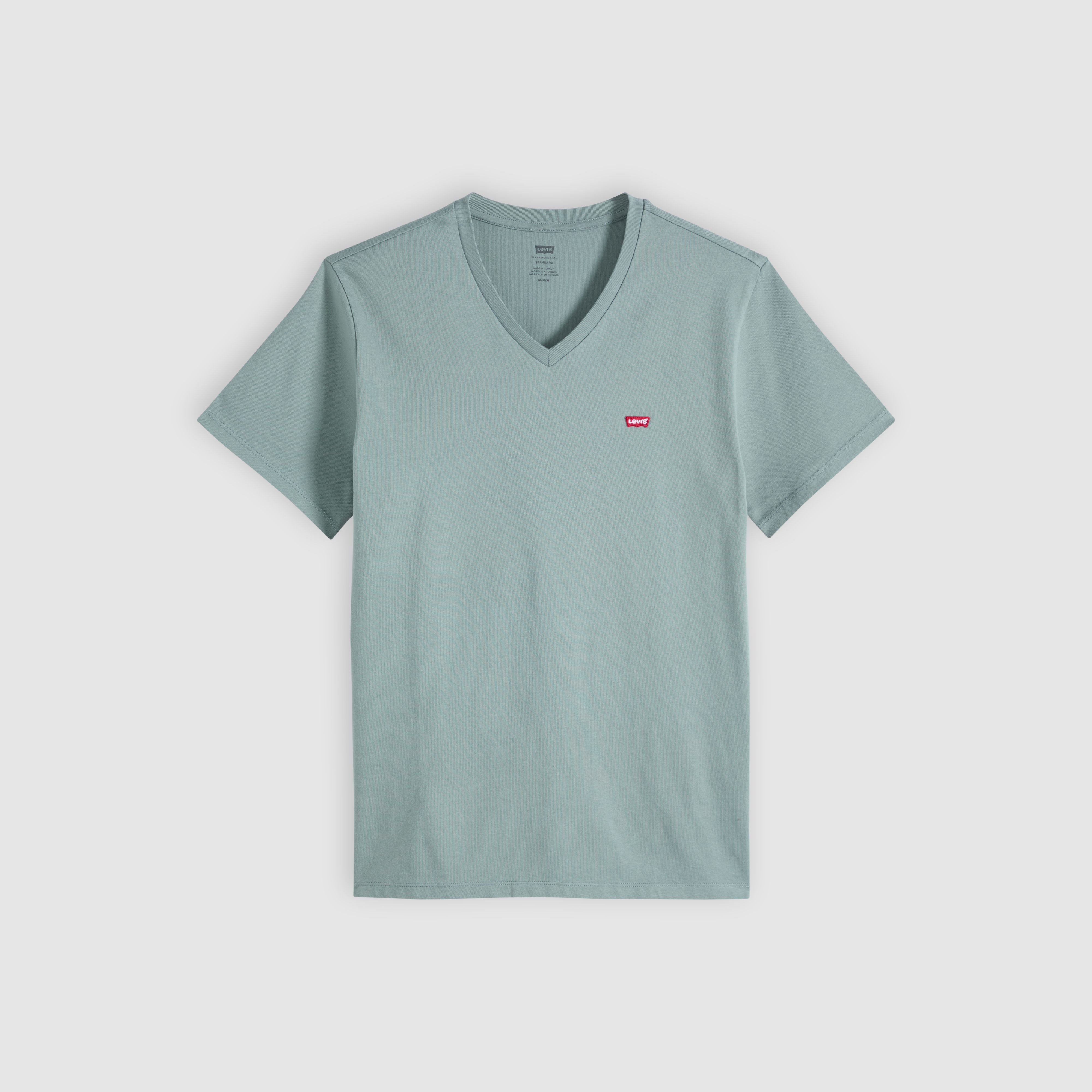 Levi's® V-Shirt LE ORIGINAL HM VNECK mit Logostickerei – Bild 5 von 5