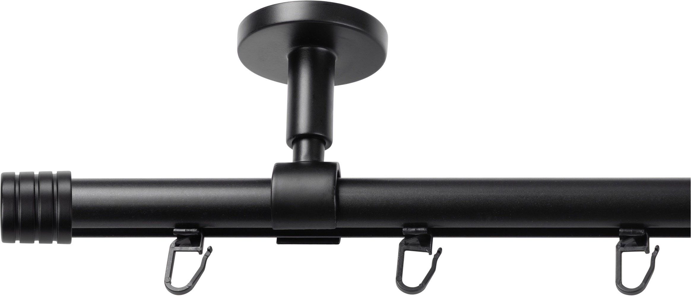 SN DECO GROUP Gardinenstange Gardinenstange Innenlauf Lille Ø 19 mm, 1-läufig, Fixmaß, verschraubt, Ø 19 mm, Fixmaß, kürzbar