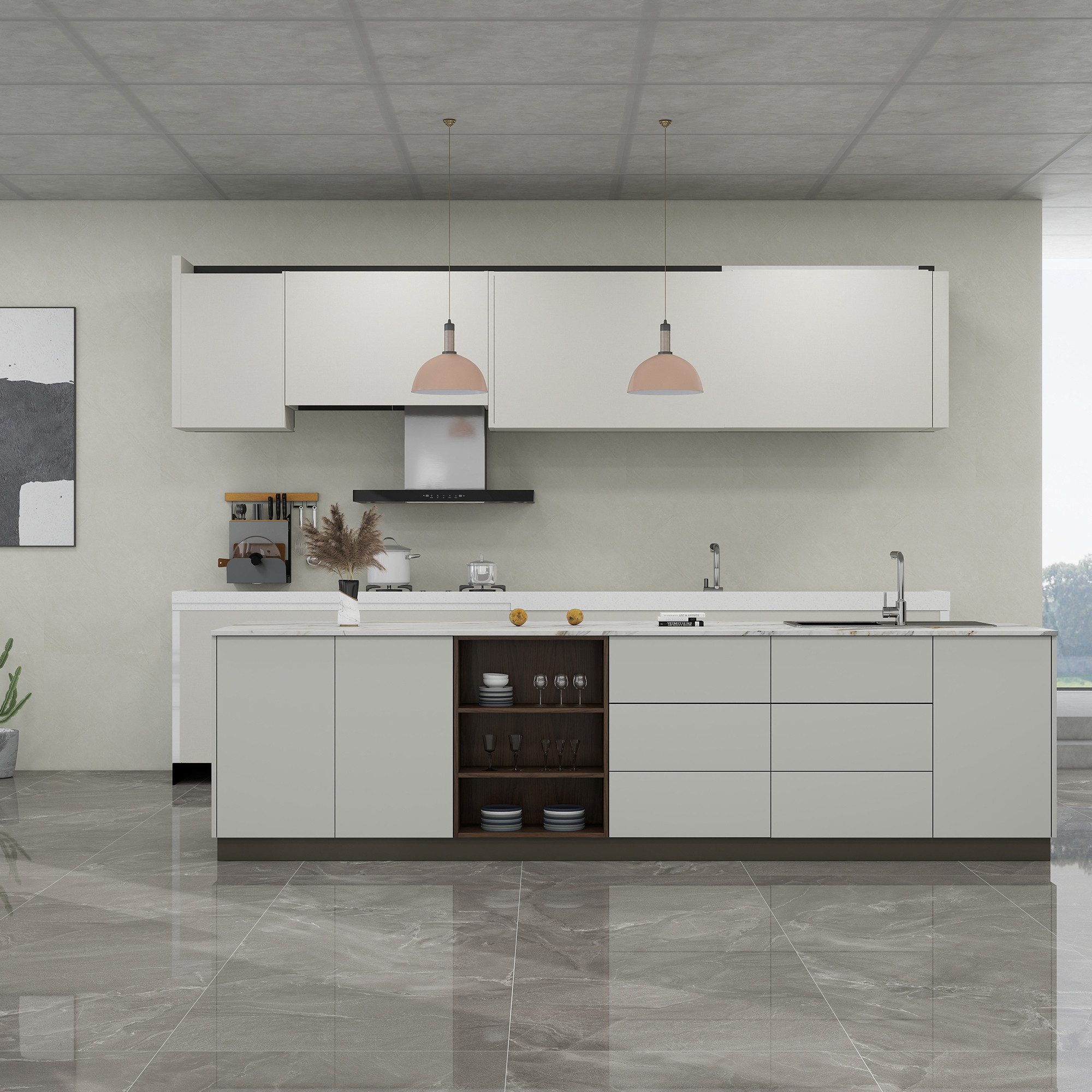 neu.haus Duschrückwand, (Set, 4-tlg), Wandpaneel »Bladel« 120 x 60 cm White günstig online kaufen