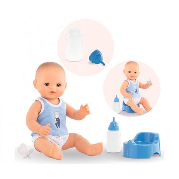 Corolle® Babypuppe Paul Trink+Näss Badebaby, 36 cm Blau Babypuppe mit Funktion