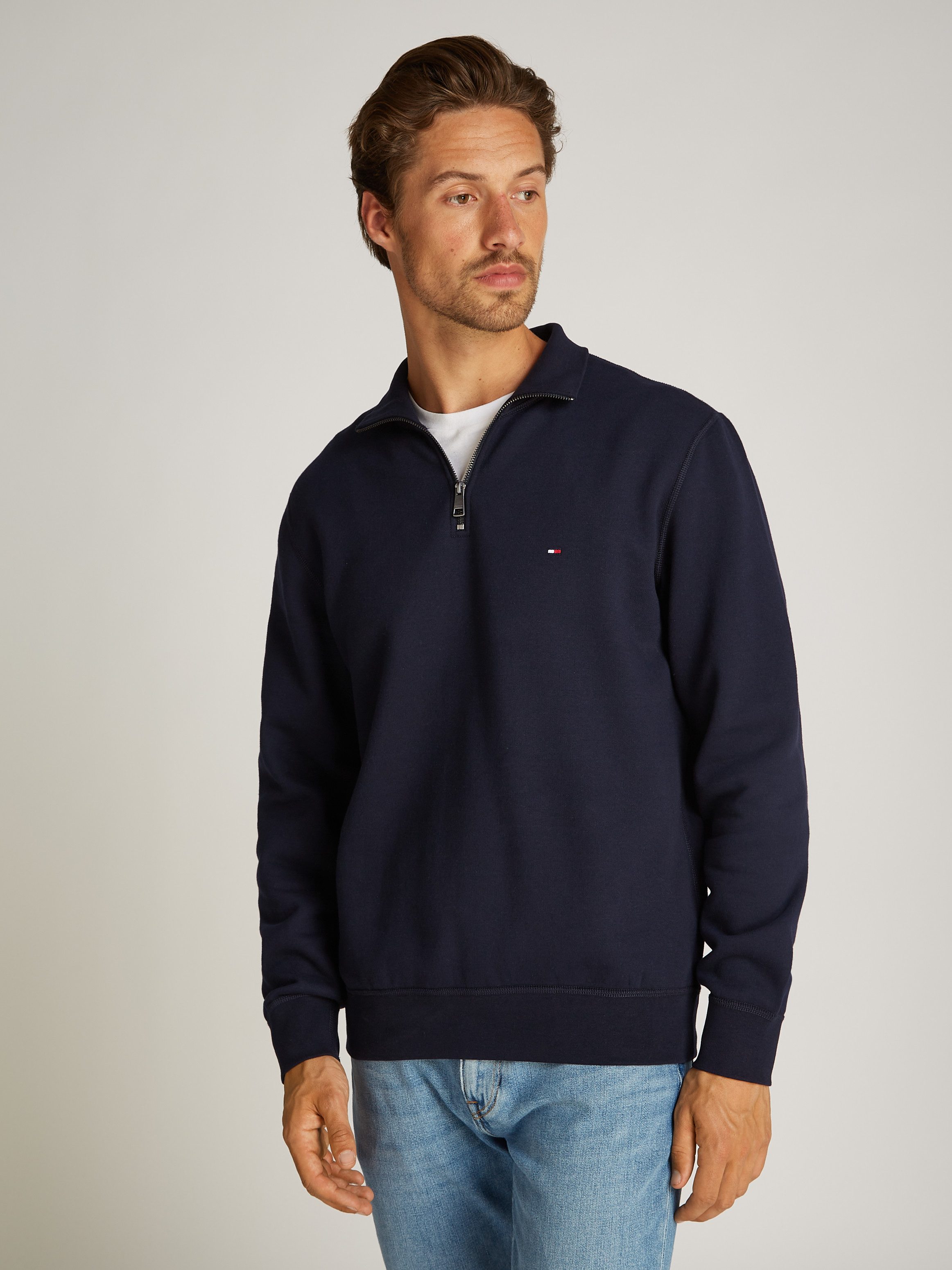 Tommy Hilfiger Sweatshirt ESSENTIAL FLEECE 1/4 günstig online kaufen