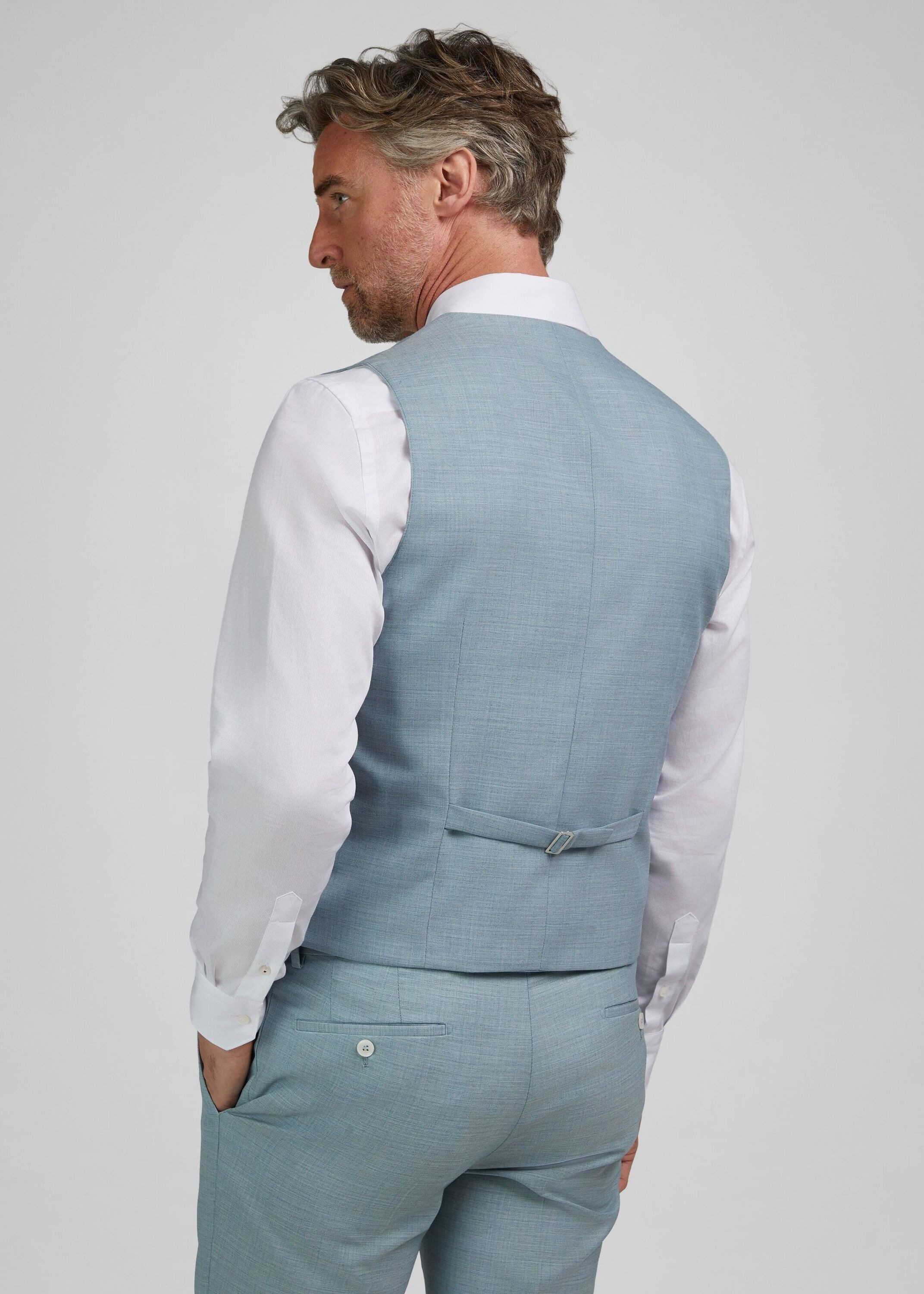 HECHTER PARIS Funktionsweste Fein strukturierter Woll-Stretch-Mix