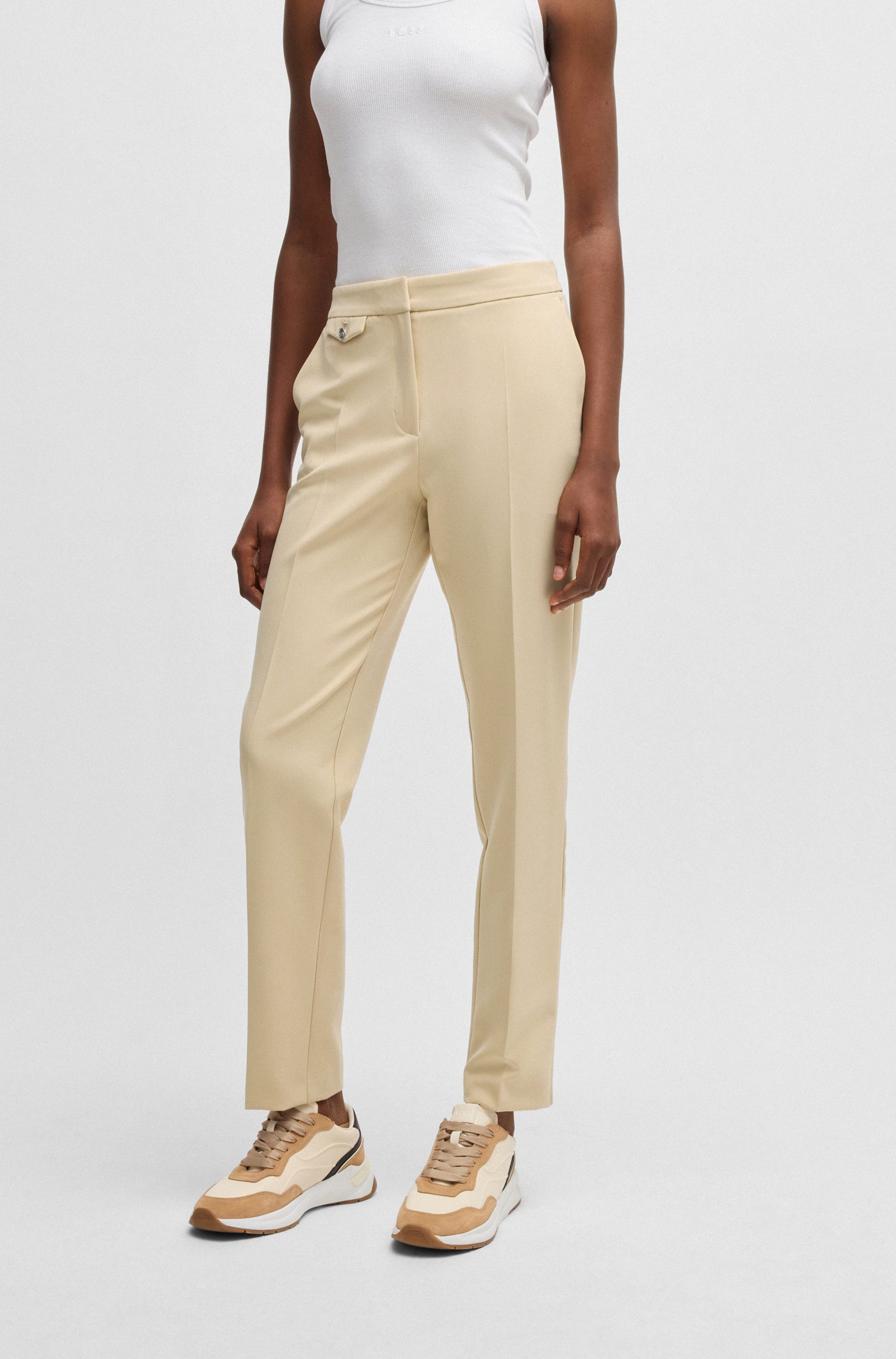 BOSS ORANGE Chinohose Taschina Premium Damenmode günstig online kaufen