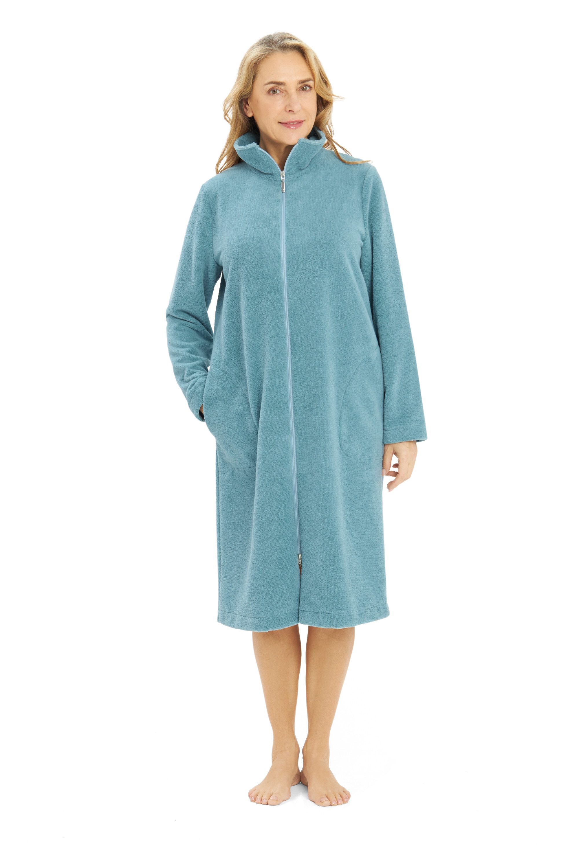 Rösch Morgenmantel 1253502, 40% Baumwolle/40% Viskose günstig online kaufen