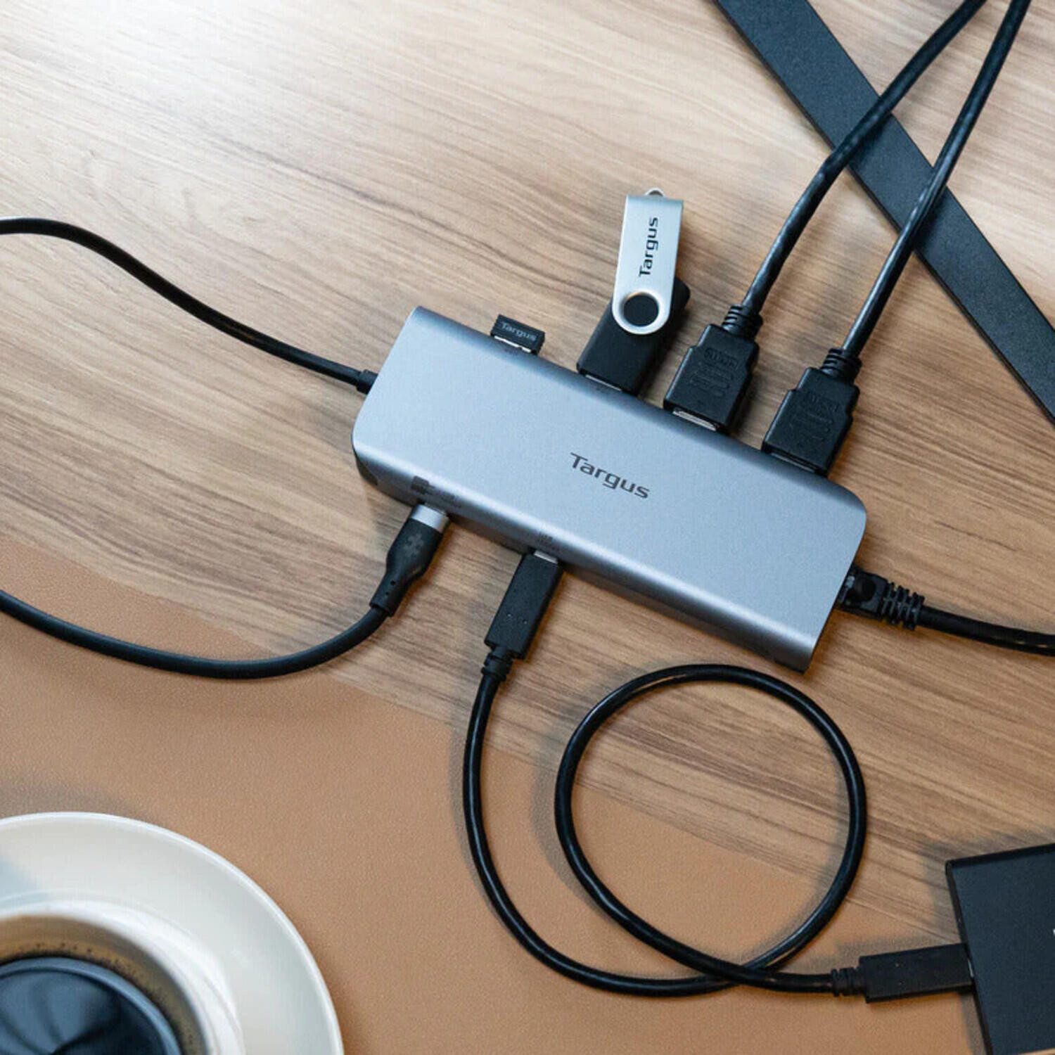 Targus Laptop-Dockingstation Dual Video Mobile Dock mit 140W EPR Pass-Thru