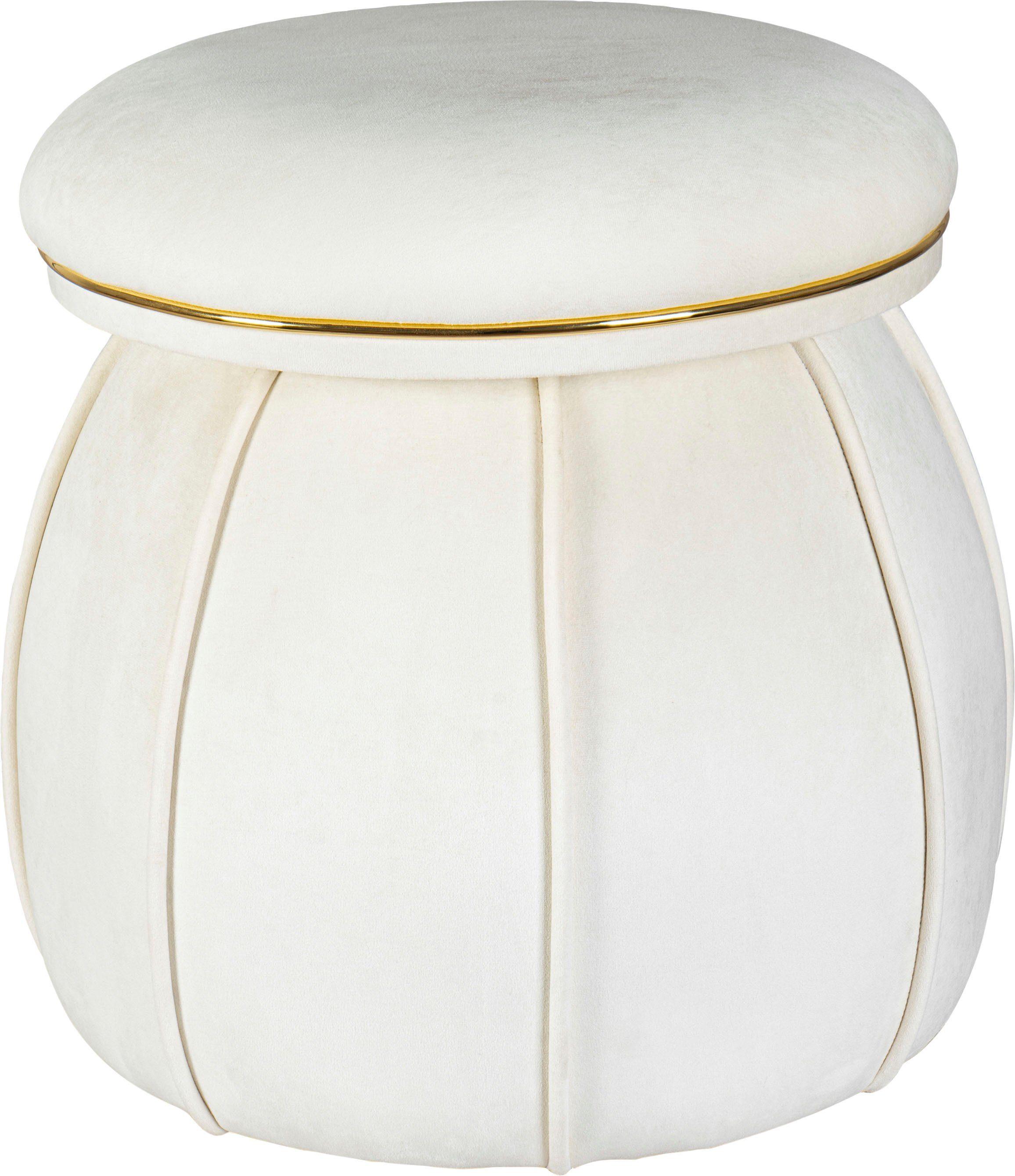 Kayoom Sitzhocker Hocker Corin,extravagante Form,stilvolle Farben,elegant günstig online kaufen