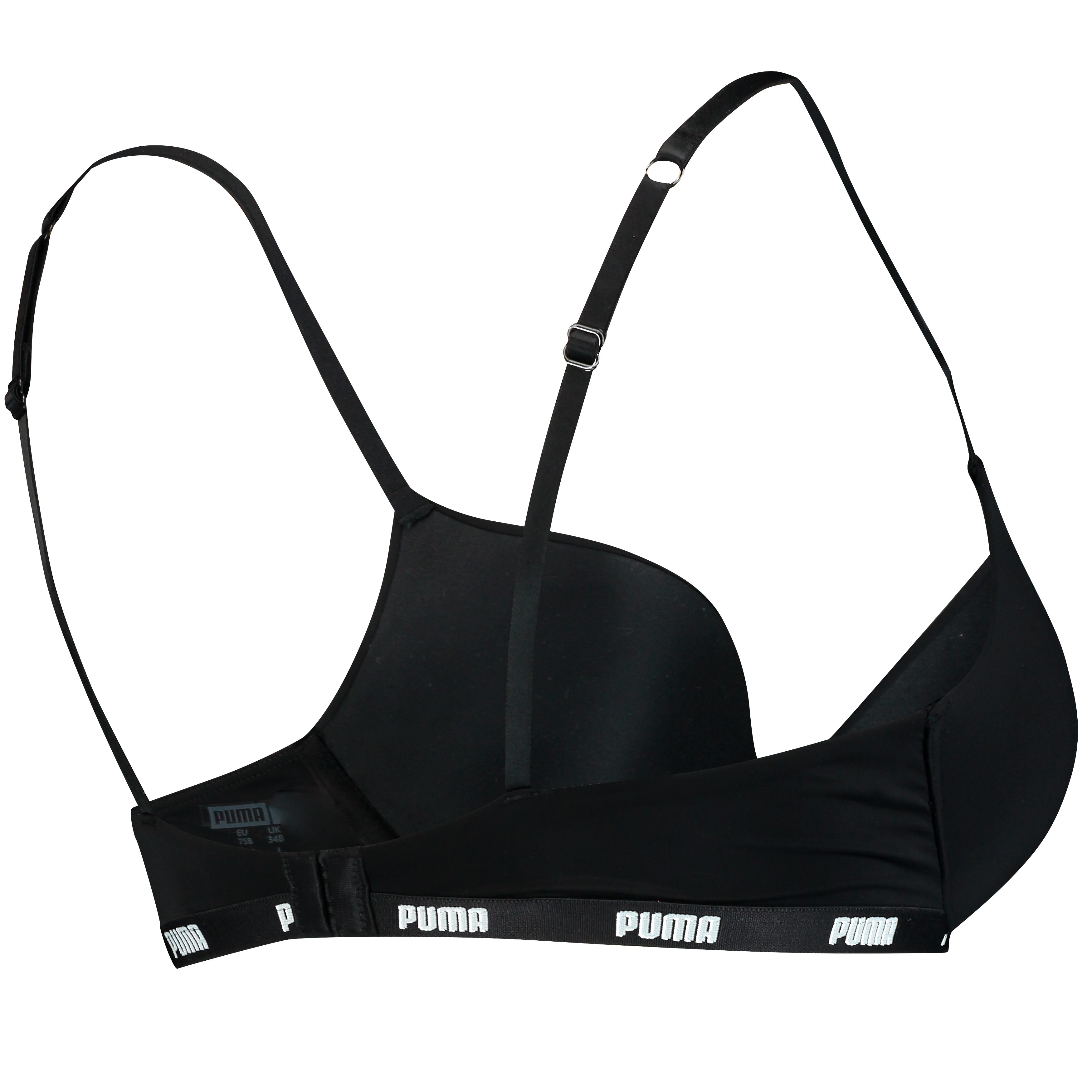 PUMA Push-up-BH PUMA WOMEN PUSHUP BRA 1P HANG mit gepolsterten Cups, mit Bügel