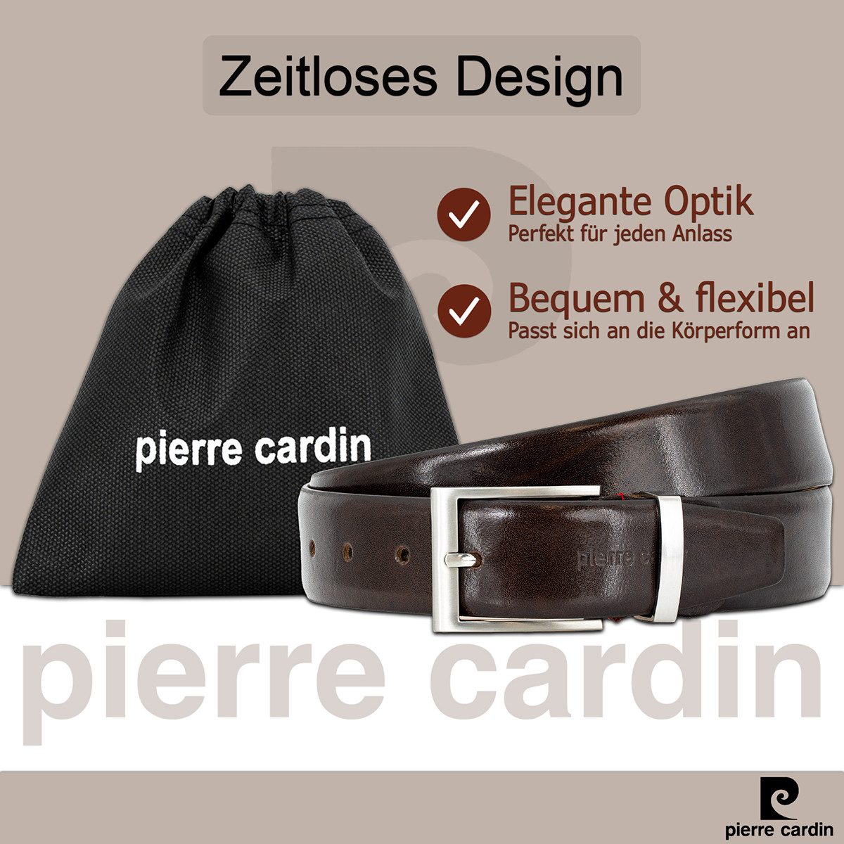 Pierre Cardin Ledergürtel