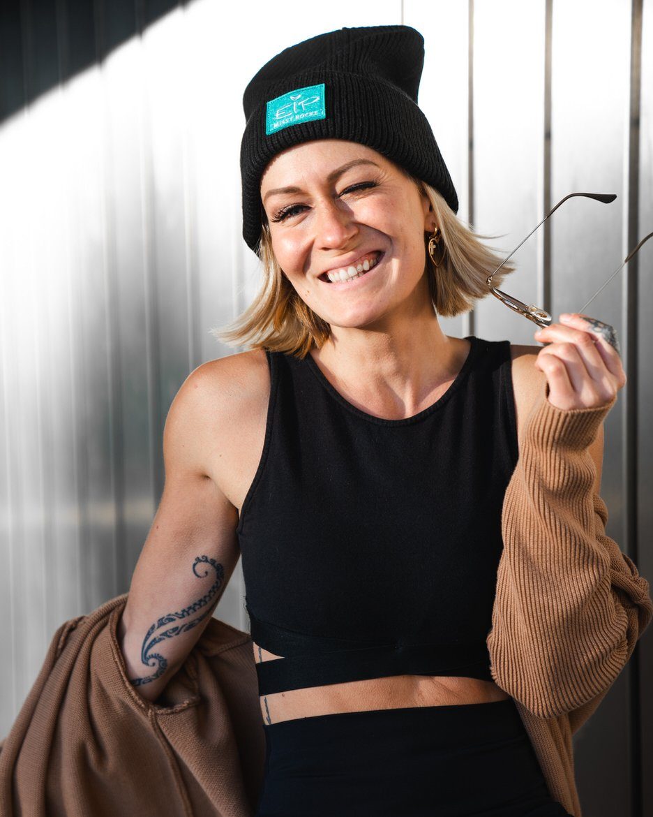 Missy Rockz Beanie EIP BEANIE black / mint black/ mint