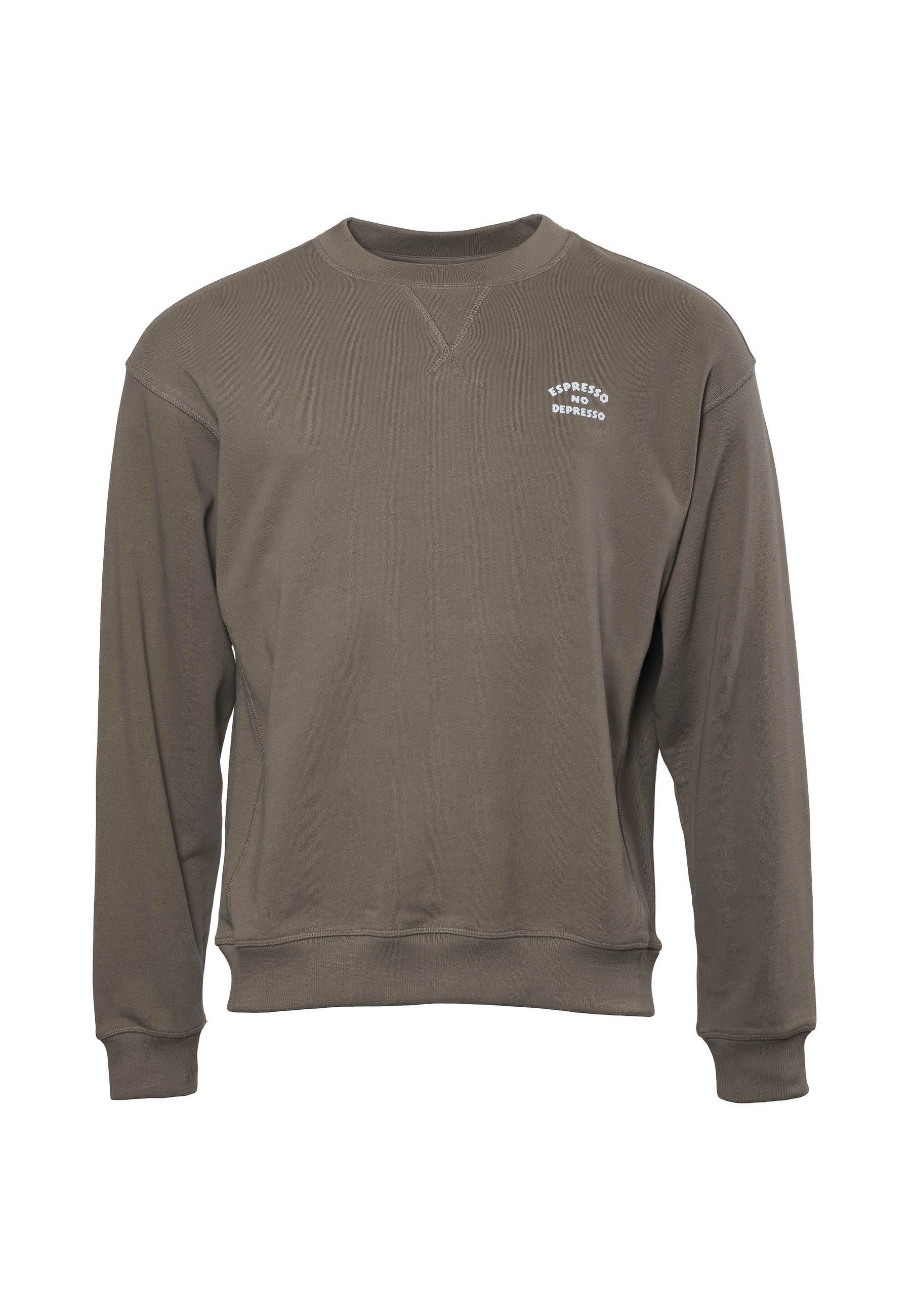 Kleinigkeit Sweater Kleinigkeit Espresso No Depresso Sweater (1-tlg)