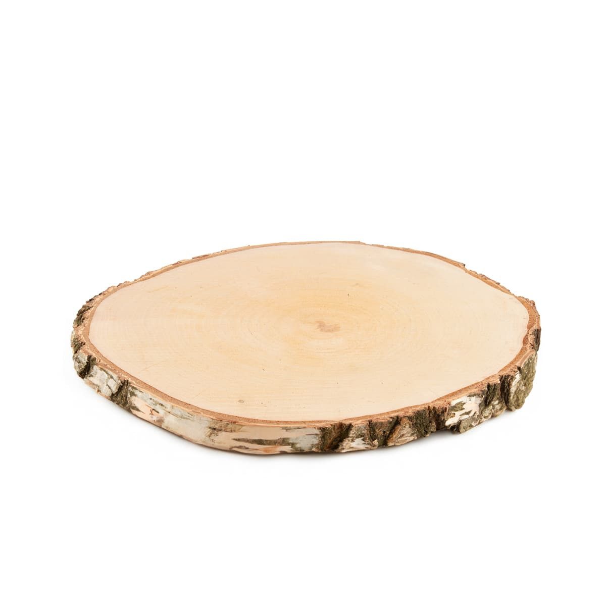 matches21 HOME & HOBBY Bastelnaturmaterial Große 25 cm Baumscheibe 1 Stk. zum Holz-Deko Basteln, (1-tlg), runde Holzscheiben aus massivem EU Birkenholz