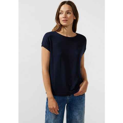 STREET ONE Shirttop in Unifarbe