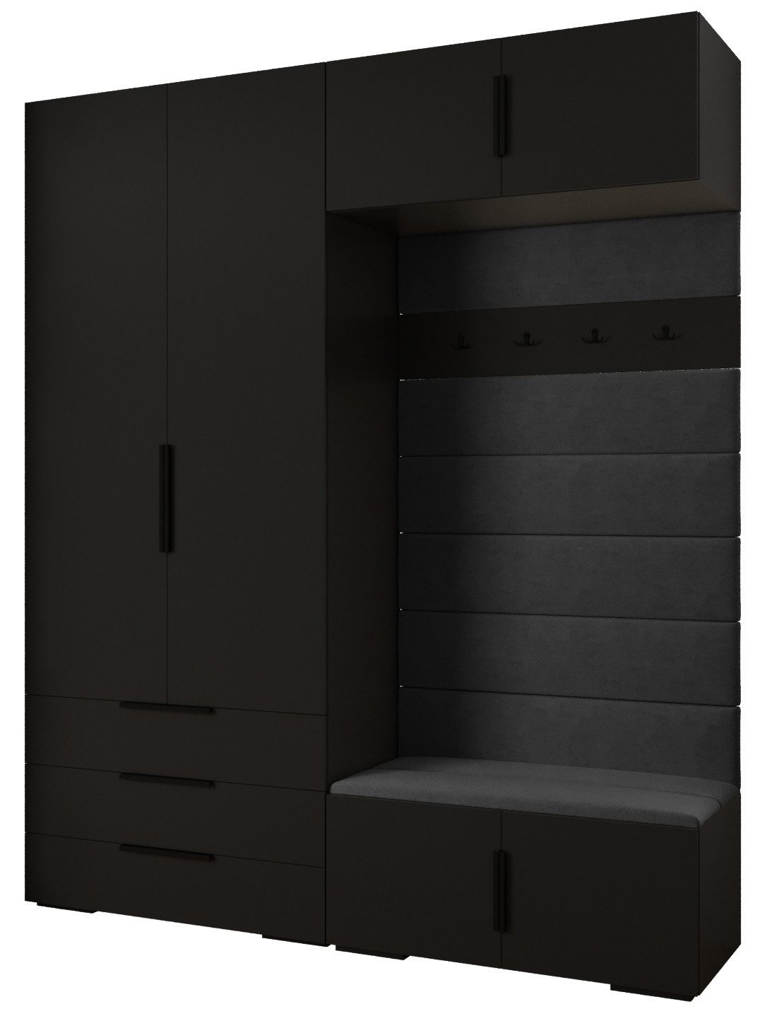 ABIKS MÖBEL Kompaktgarderobe INOVA 1 SATZ günstig online kaufen