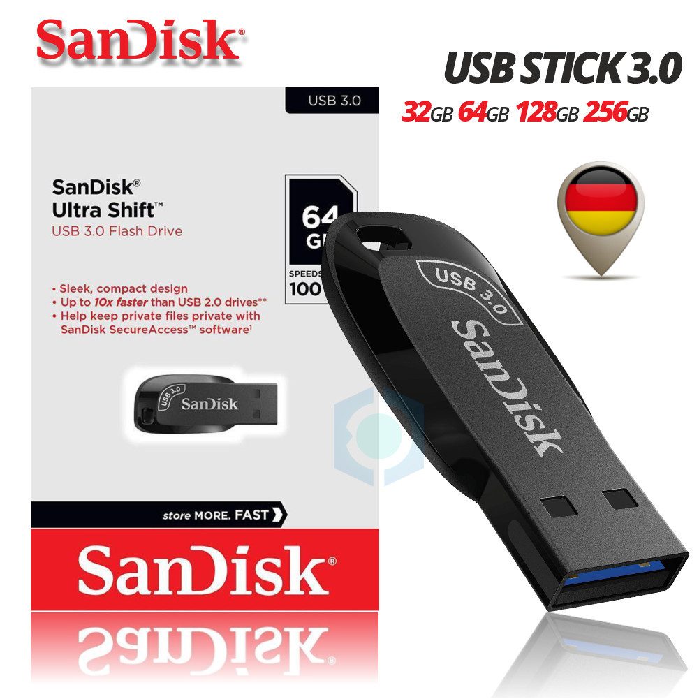 SanDiskUltra Shift 3.0 USB Flash Drive 32GB USB-Stick