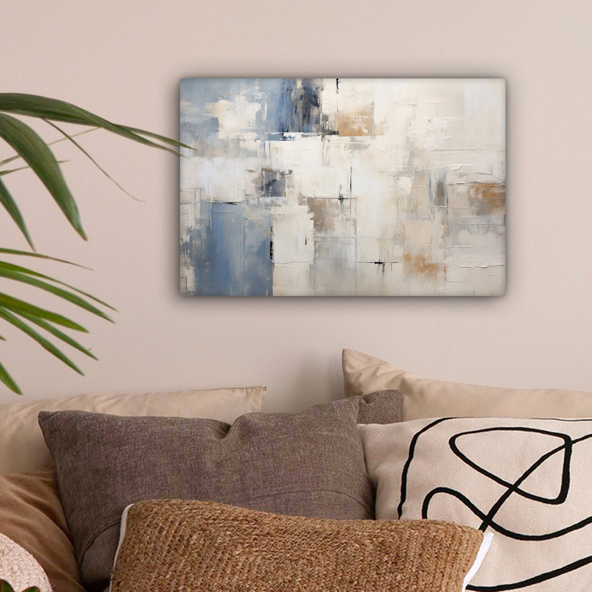 OneMillionCanvasses® Leinwandbild Aquarell - Abstrakt - Kunst, St), Wanddeko, Wandbild cm (1 Leinwandbilder, 30x20 Aufhängefertig