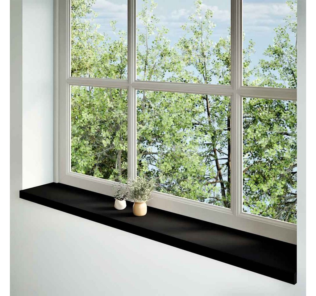 Thumbnail - vidaXL Fensterbank Fensterbänke 2 Stk Dunkelbraun 160x25x2 cm Massivholz Eiche