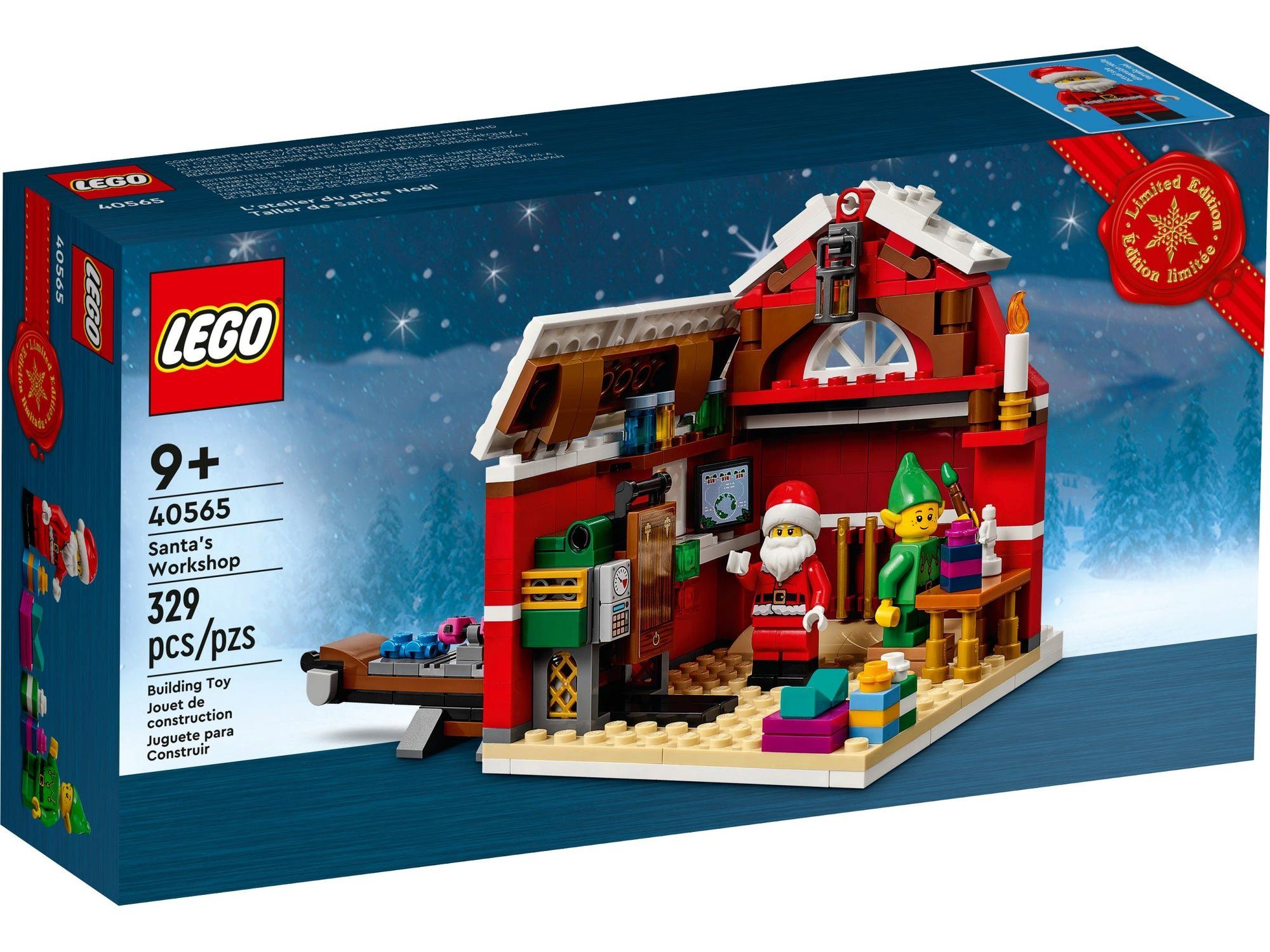 LEGO® Spiel, LEGO® Promotional 40565 Werkstatt des Weihnachtsmanns - 329  Teile - limited edition