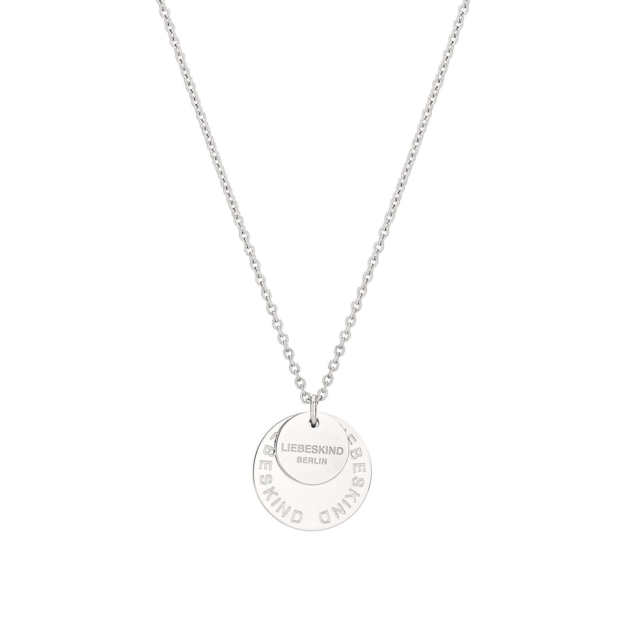 Kette mit Anhänger Logo Basic Edelstahl