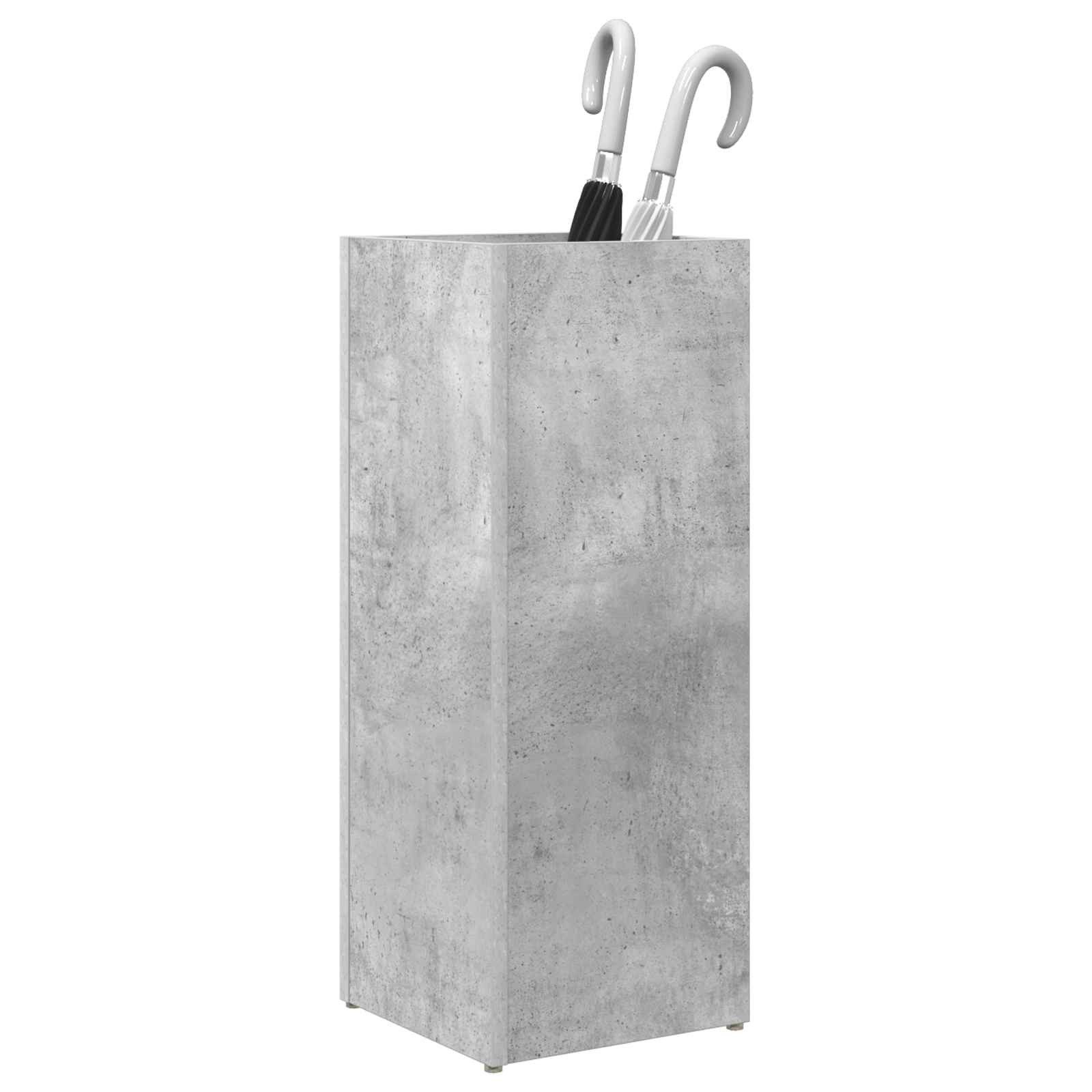 vidaXL Schirmständer Sonnenschirmhalter Betongrau 25 x 24,5 x 64 cm Holzwerkstoff (1 St)
