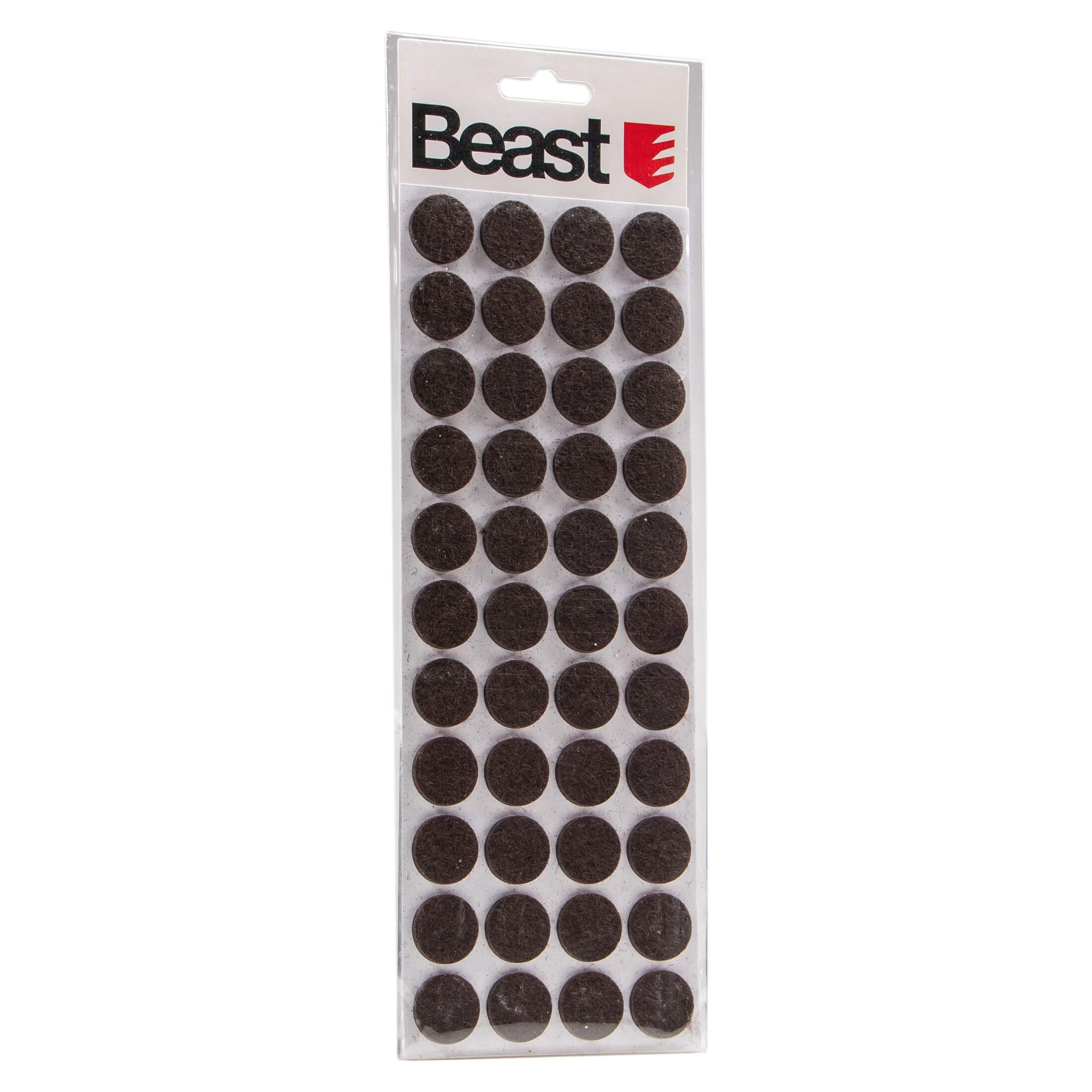 Beast Möbelfuß 44 selbstklebende Filzgleiter rund 20mm schwarz Möbelgleiter Satz, (44-St), selbstklebend