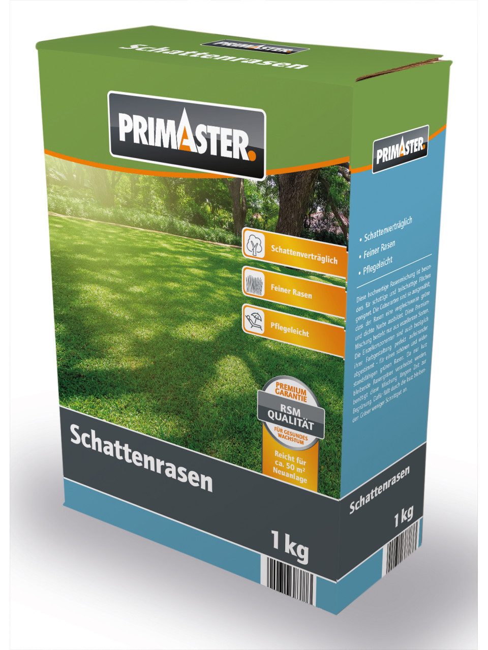 Rasensamen Primaster Schattenrasen 1 kg für ca. 50 m²