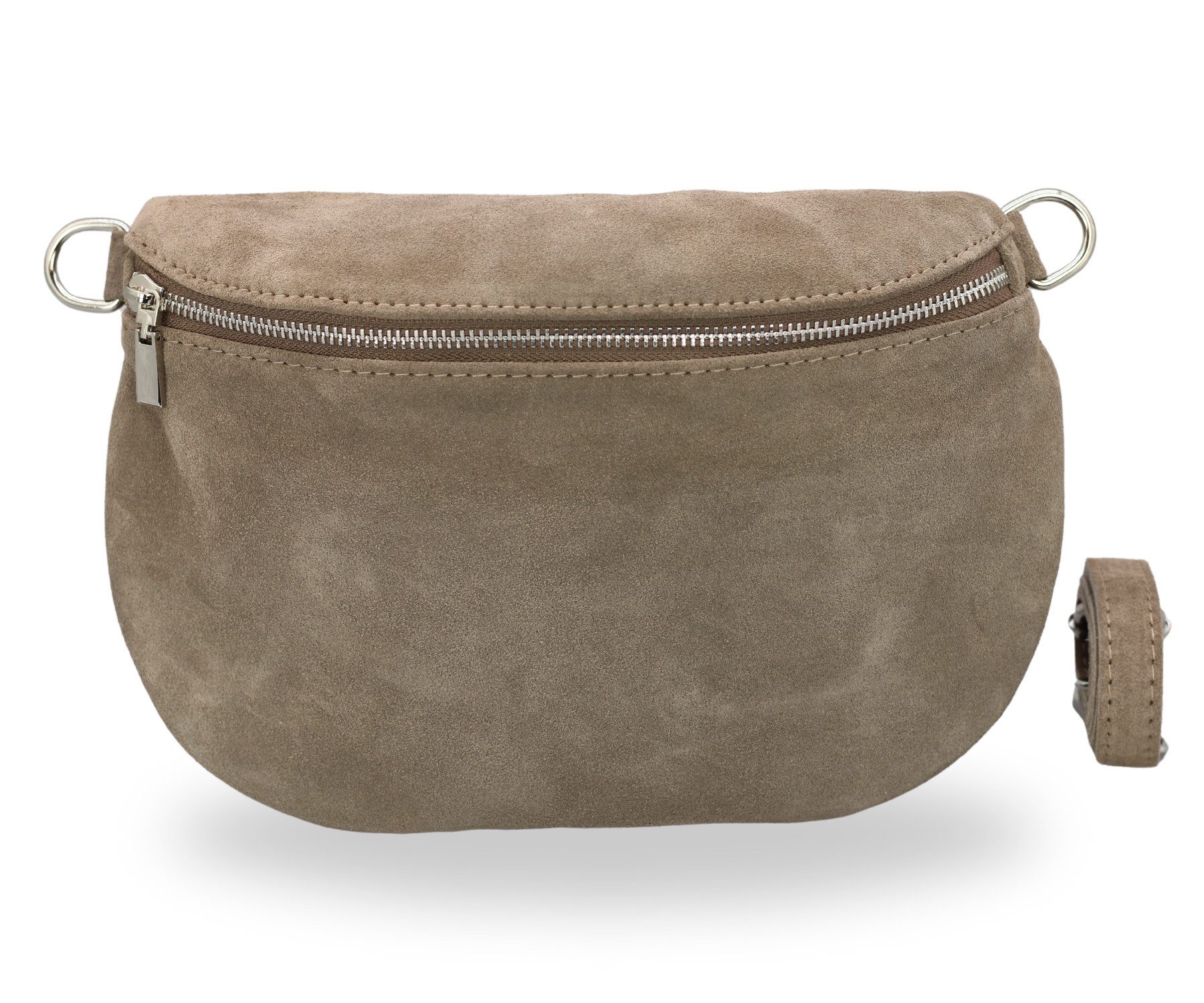 BRISE TASCHE Schultertasche AFIA Suede Bauchtasche Damen Echtes Wildleder C günstig online kaufen