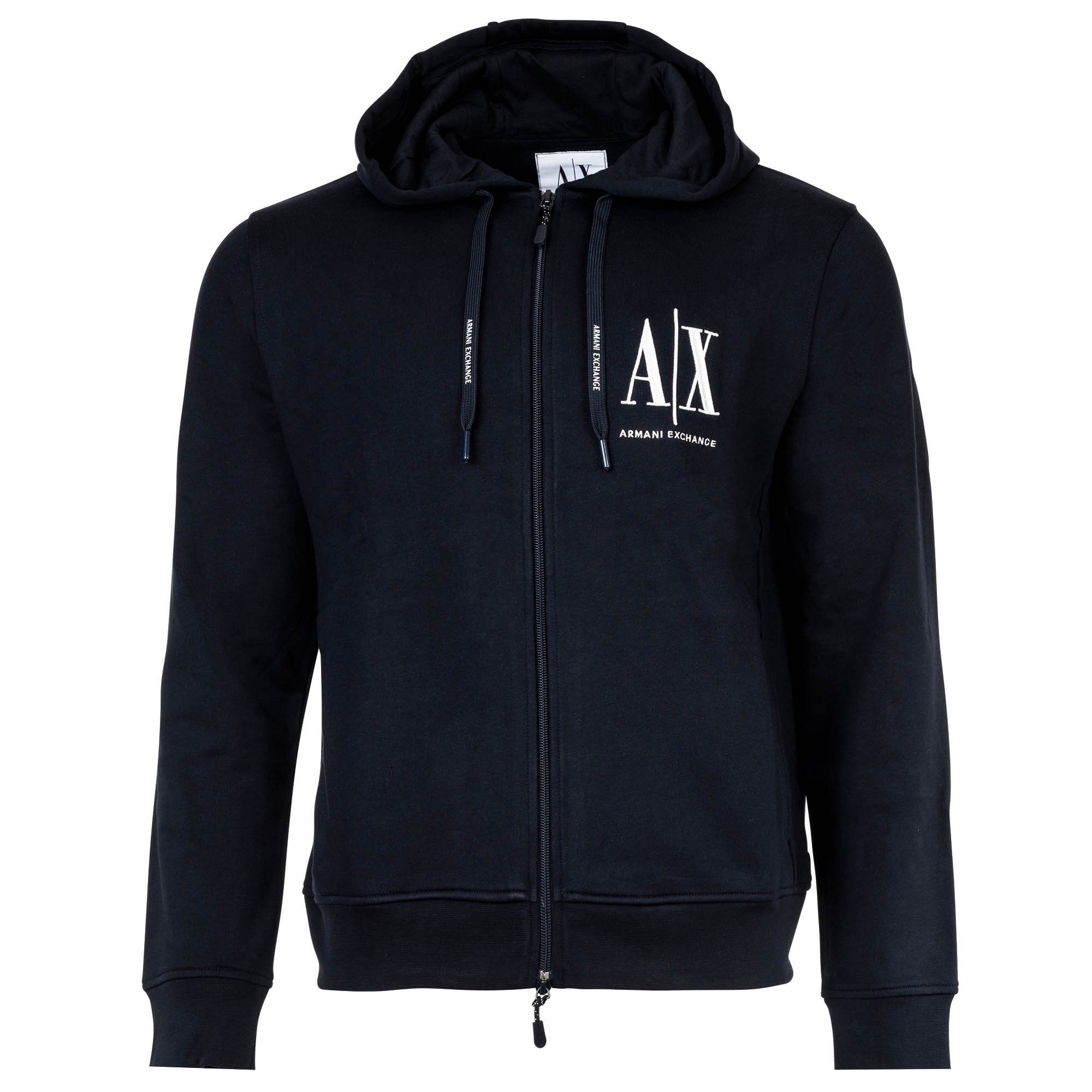ARMANI EXCHANGE Sweatshirt Herren Sweatjacke Baumwolle günstig online kaufen