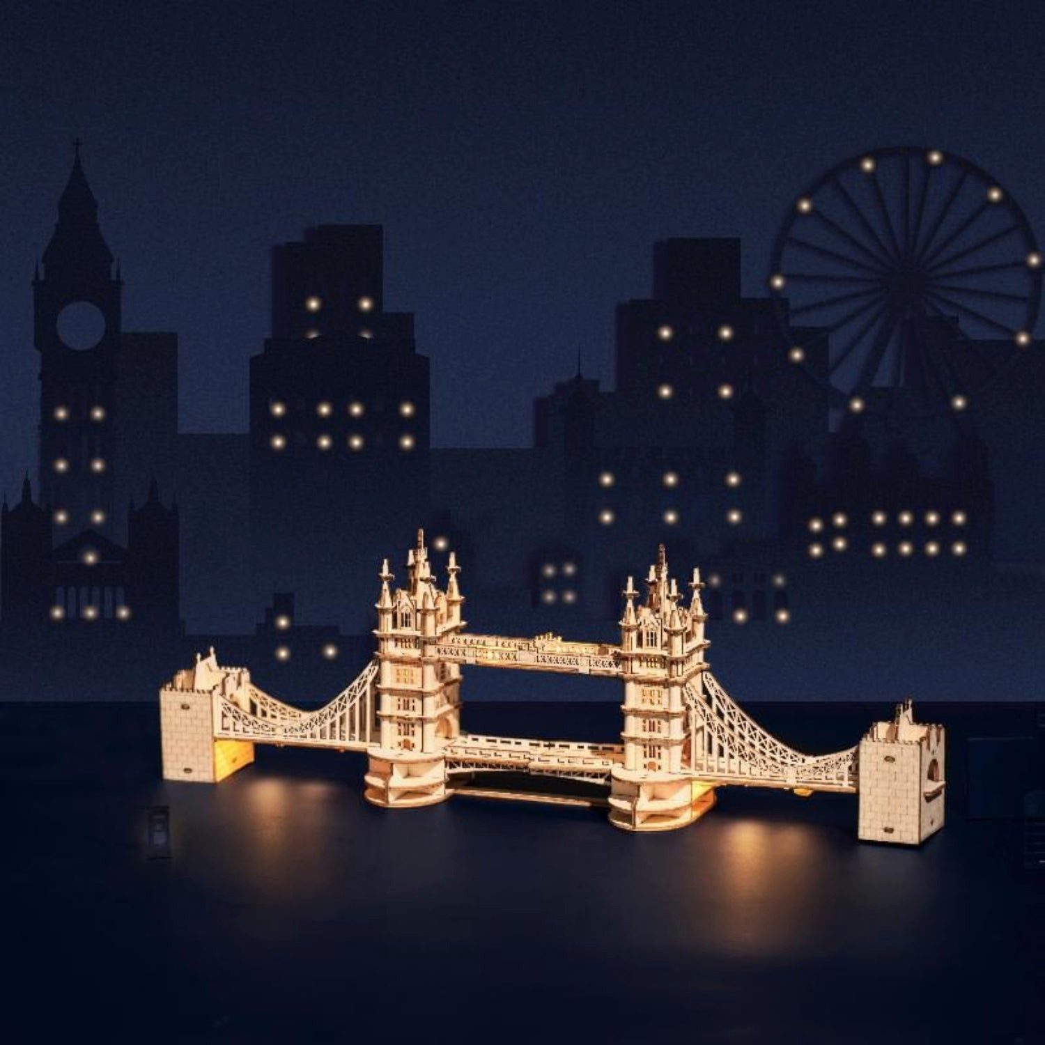 Robotime 3D-Puzzle Robotime Tower Bridge Puzzle 3D Puzzle, 113 Puzzleteile