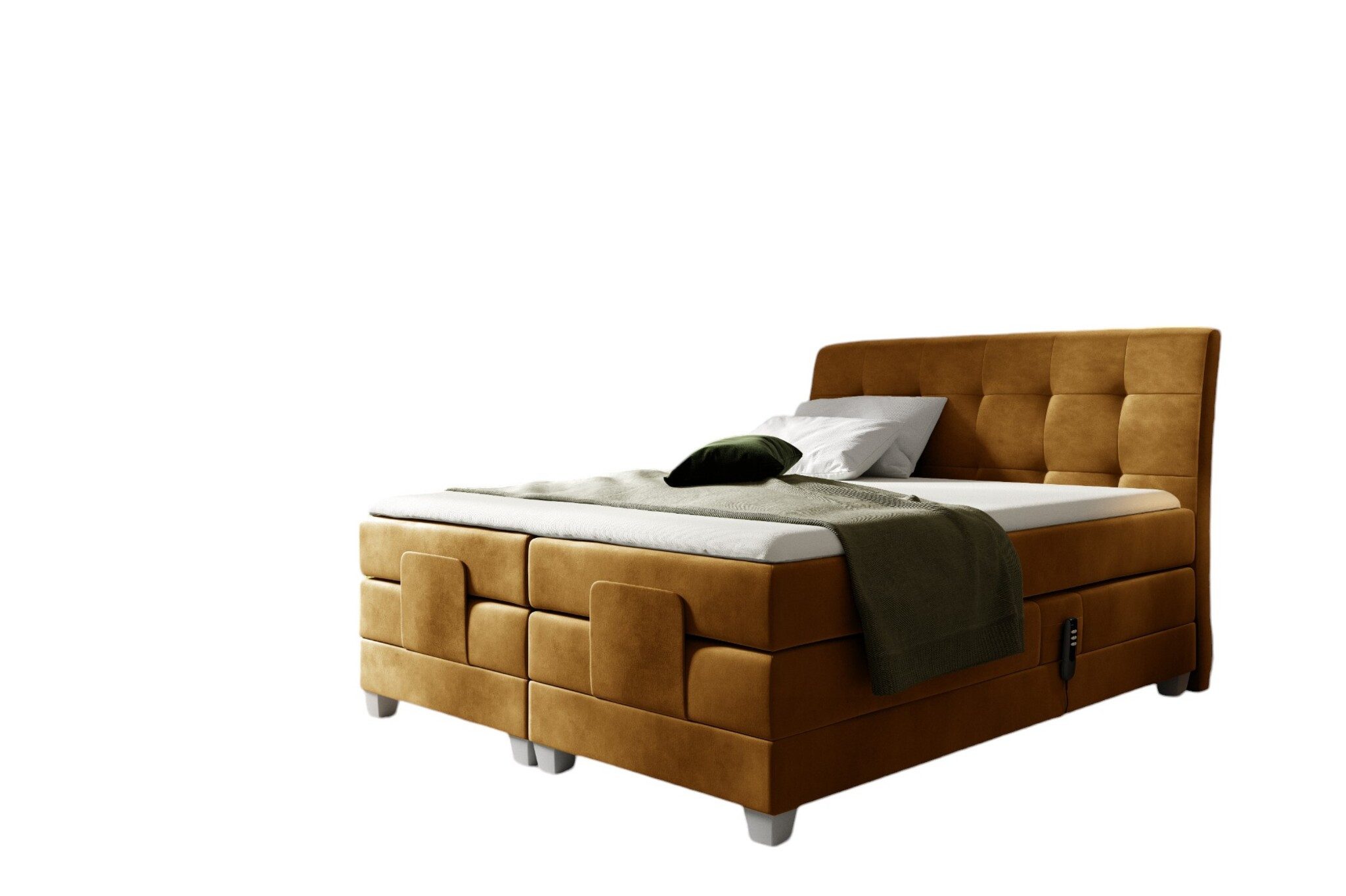 Fun Möbel Boxspringbett Schlafzimmerbett FRANCO Elektrisch günstig online kaufen