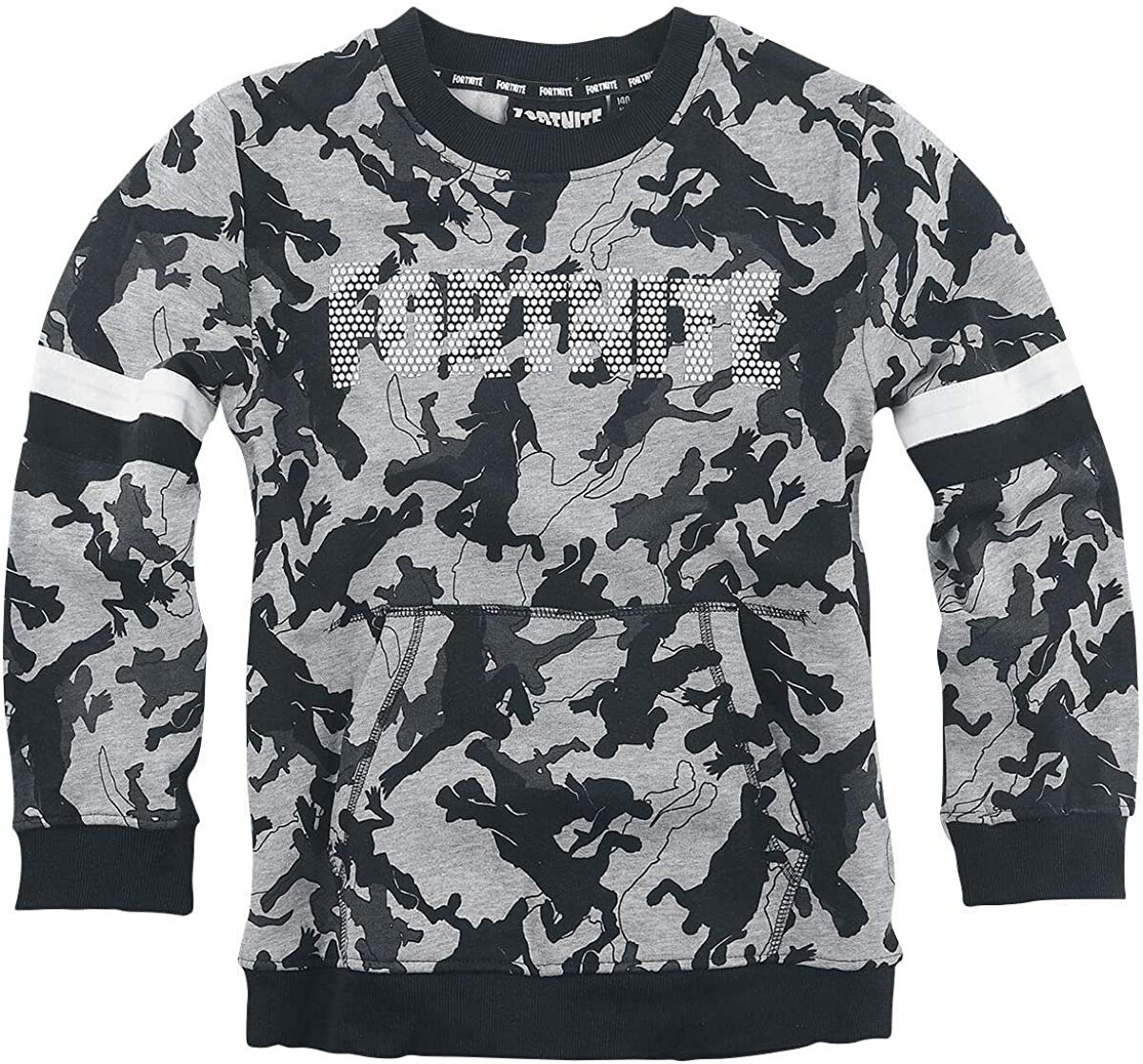 Fortnite Sweatshirt FORTNITE Sweatshirt camo points Camouflage Pullover  Pulli Gr.152 + 164 ca.10 11 12 13 14 15 16 17 Jahre