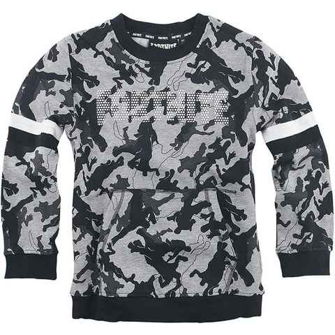 Fortnite Sweatshirt FORTNITE Sweatshirt camo points Camouflage Pullover Pulli Gr.152 + 164 ca.10 11 12 13 14 15 16 17 Jahre