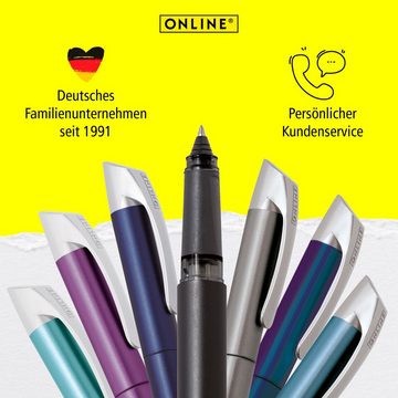 Online Pen Tintenroller Campus Tintenpatronen-Rollerball, ergonomisch, ideal für die Schule, hergestellt in Deutschland