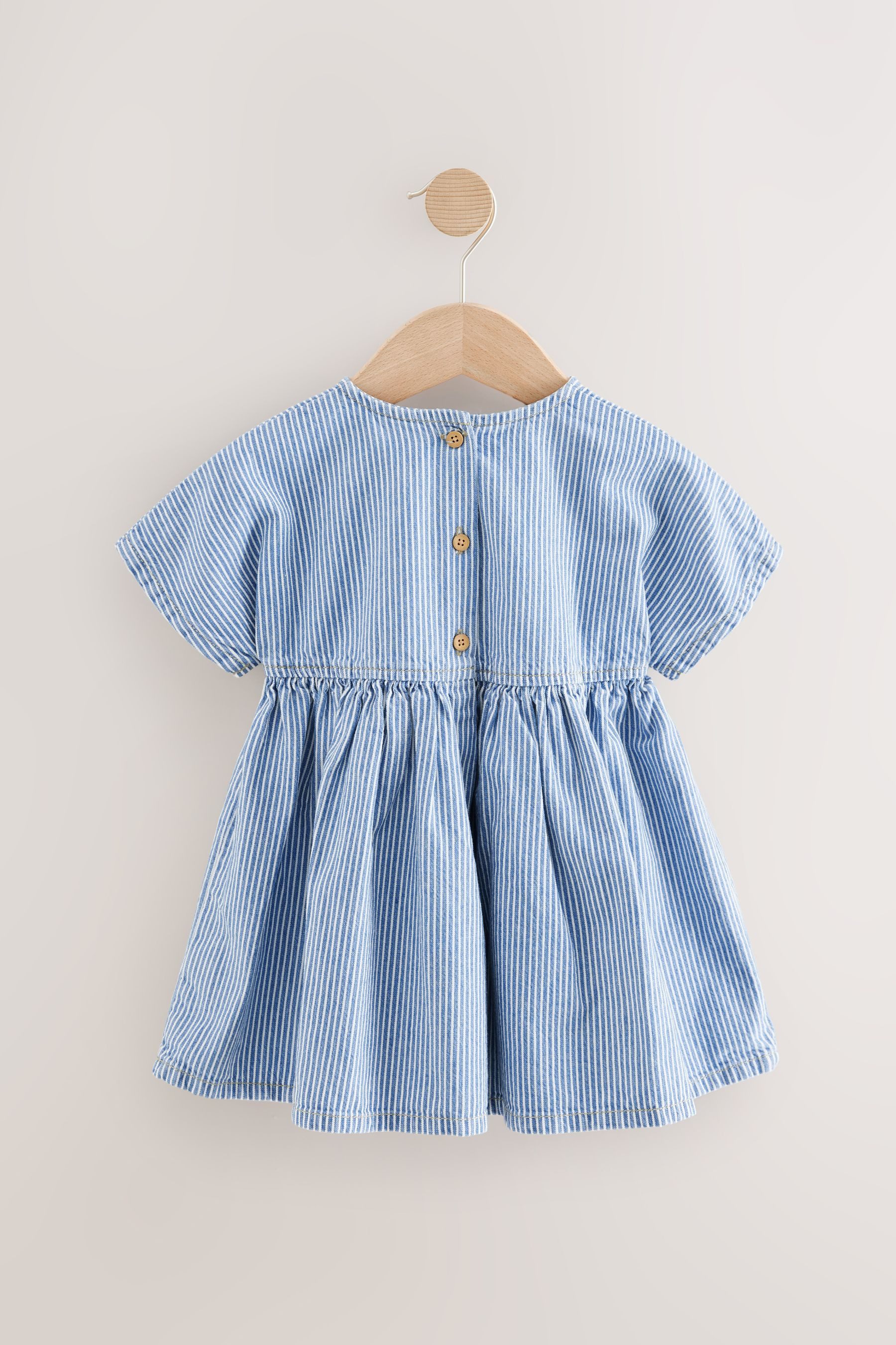 Next Jeanskleid Denim-Kleid 100 % Baumwolle mit günstig online kaufen