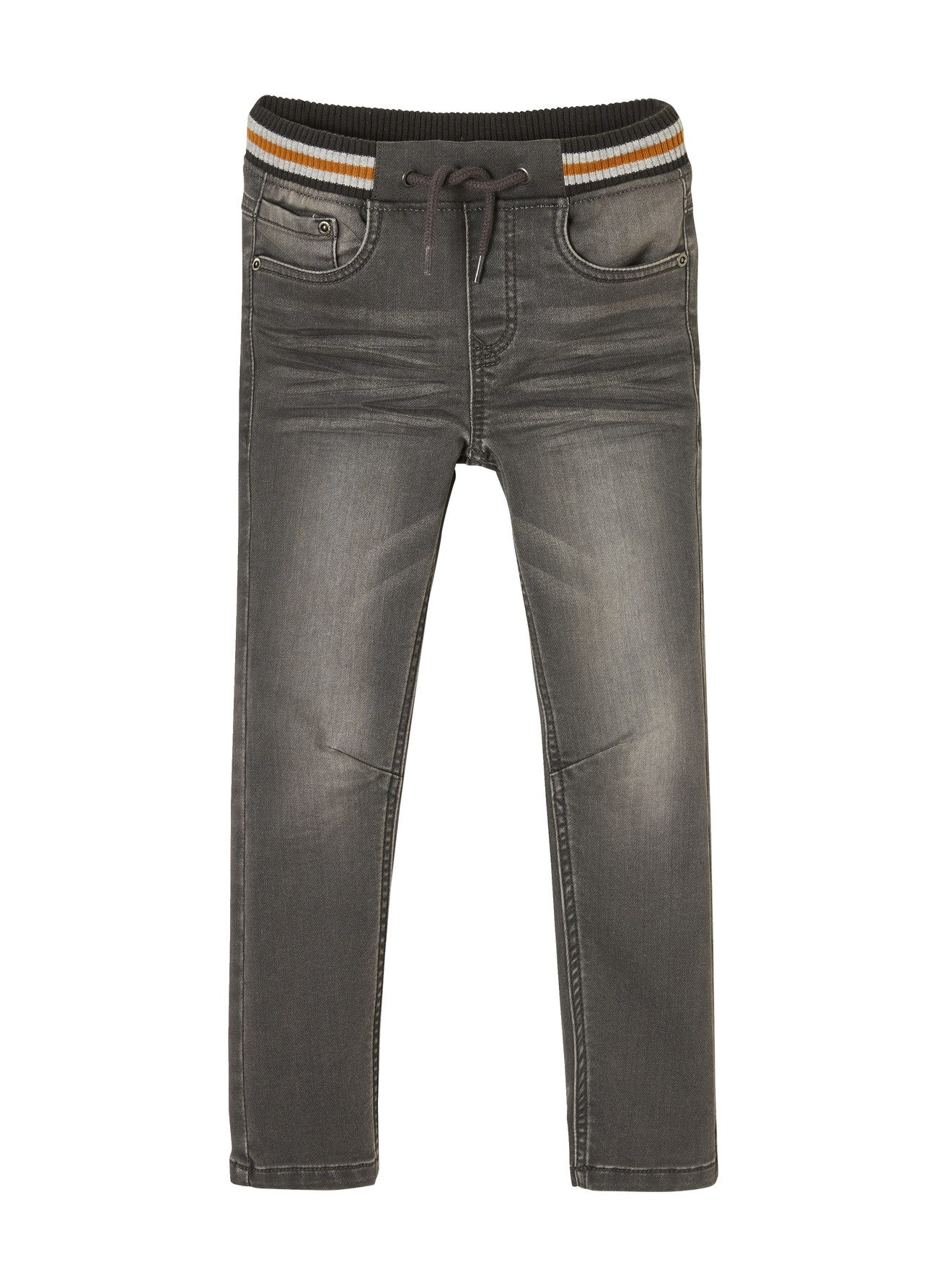 vertbaudet Bequeme Jeans Jungen Sweathose, Denim-Optik