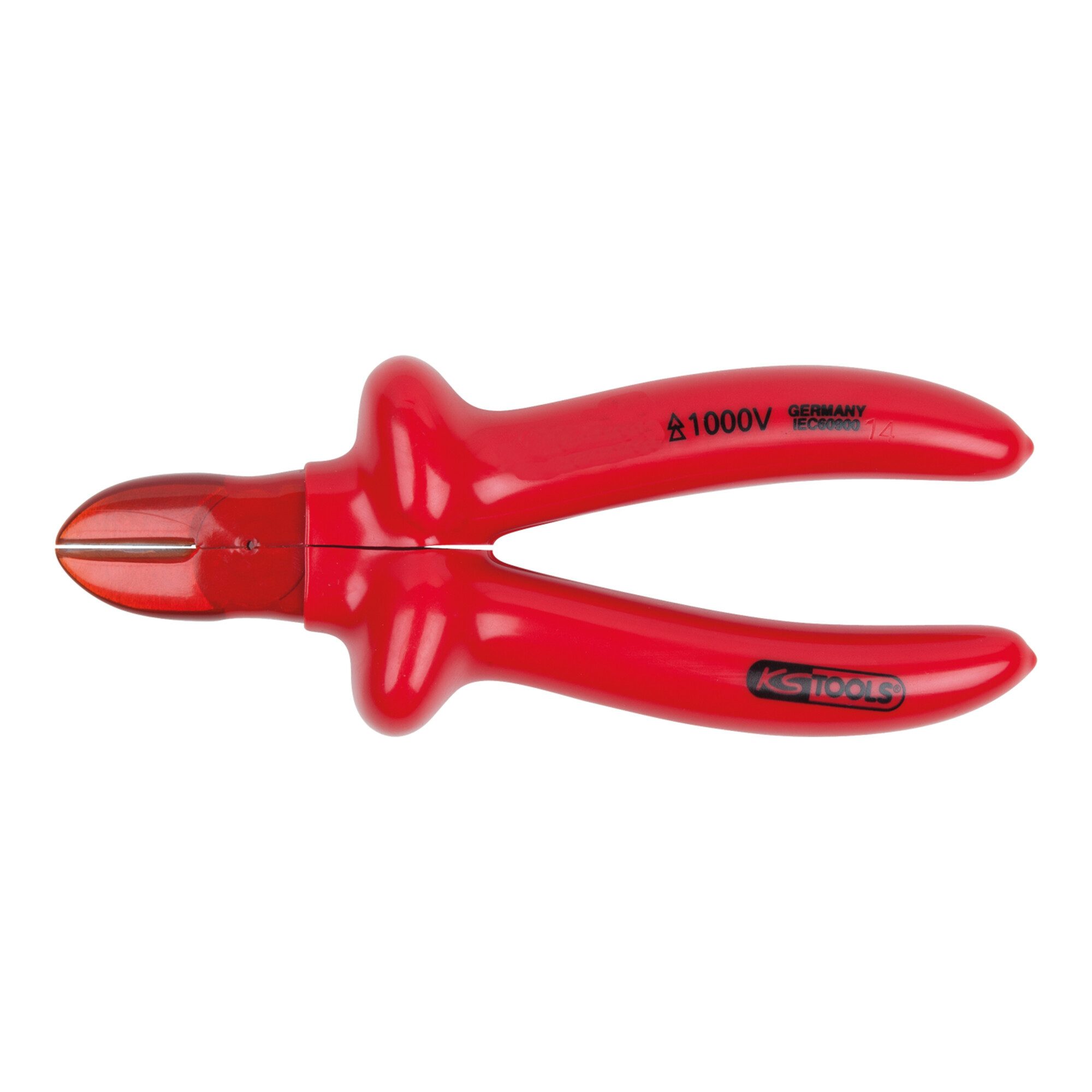 KS Tools Kabelschere KS Tools CLASSIC 1000V Seitenschneider beschichteter Arbeitskopf 180mm